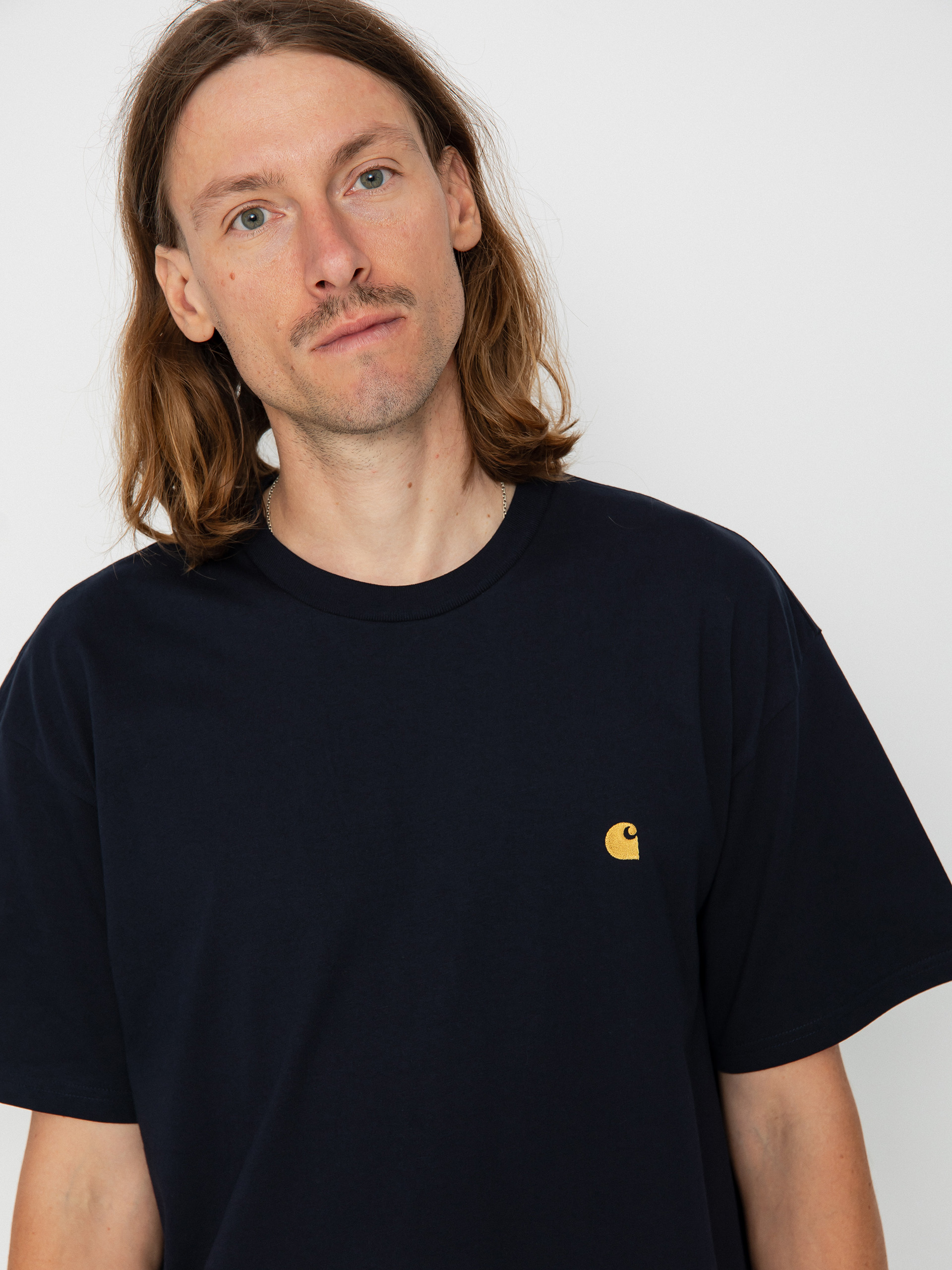 Carhartt WIP Chase T-shirt (dark navy/gold)