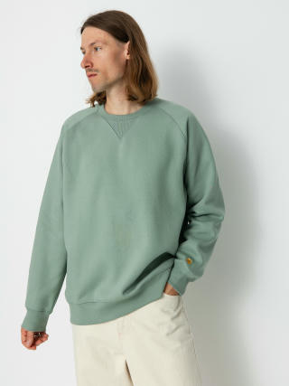 Carhartt WIP Chase Sweatshirt (glassy teal/gold)