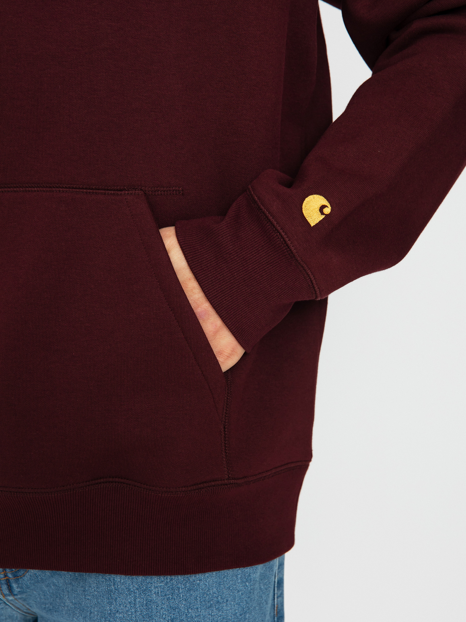 Carhartt WIP Chase HD Hoodie (amarone/gold)