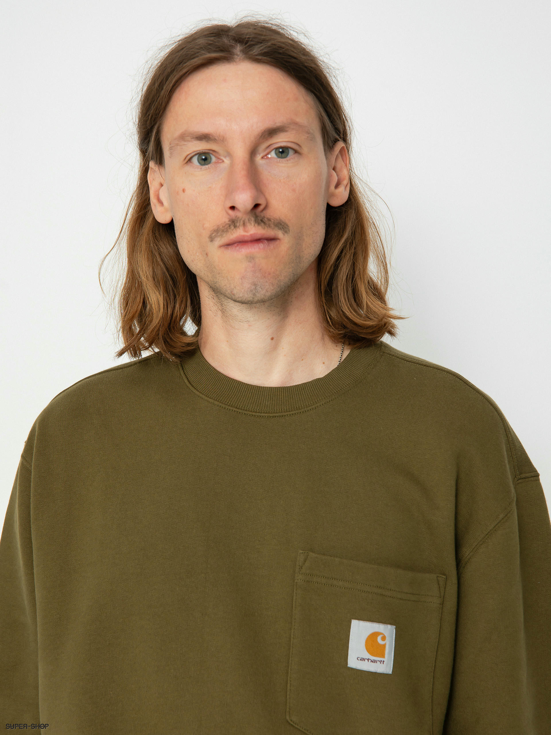 Carhartt cheap pocket sweatshirt