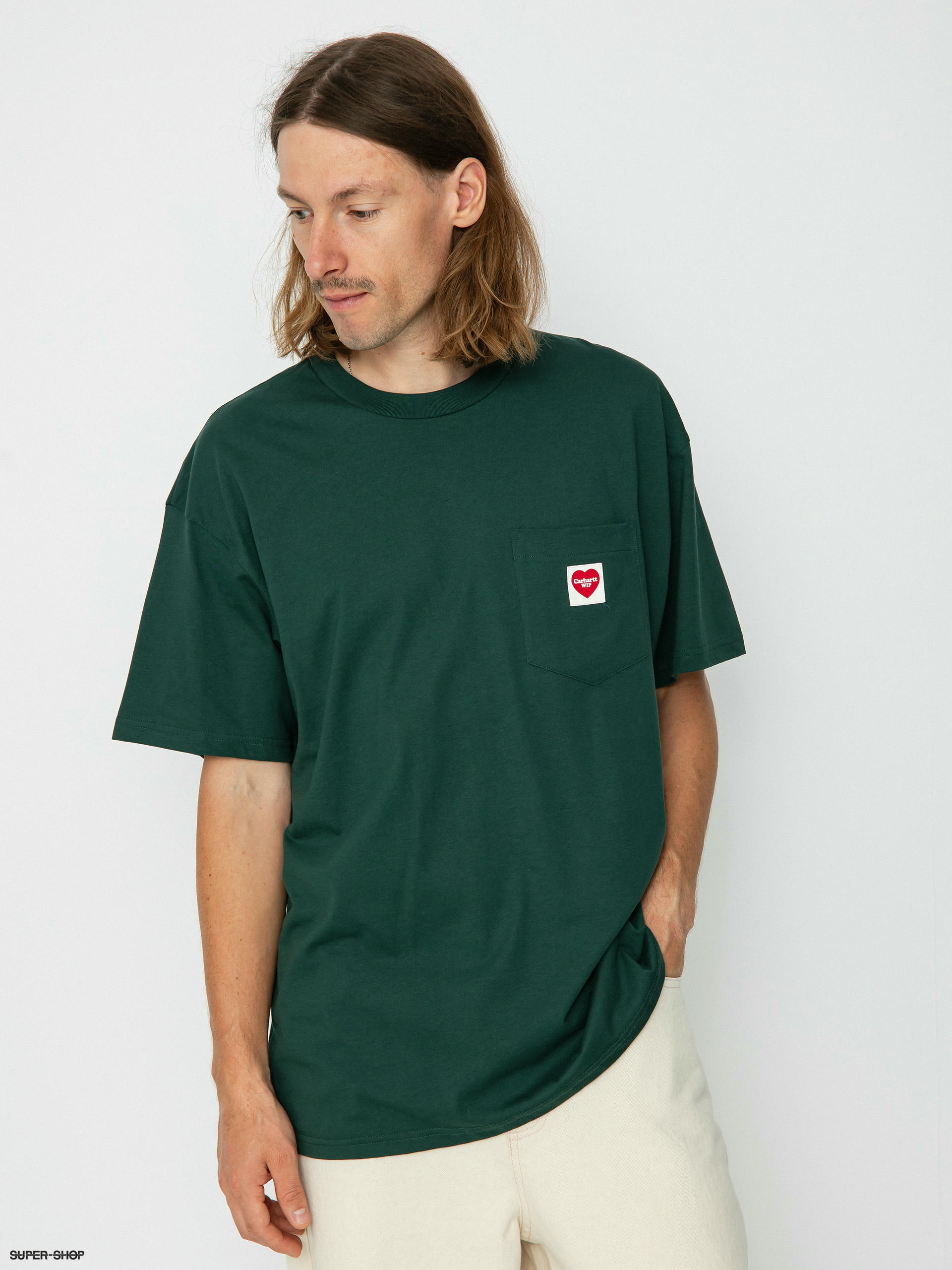 Carhartt WIP Pocket Heart T-shirt (discovery green)