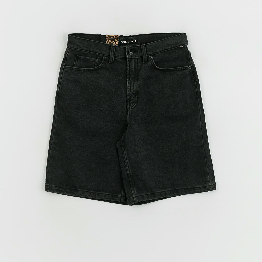 Vans Check 5 Baggy Denim Shorts (washed black)