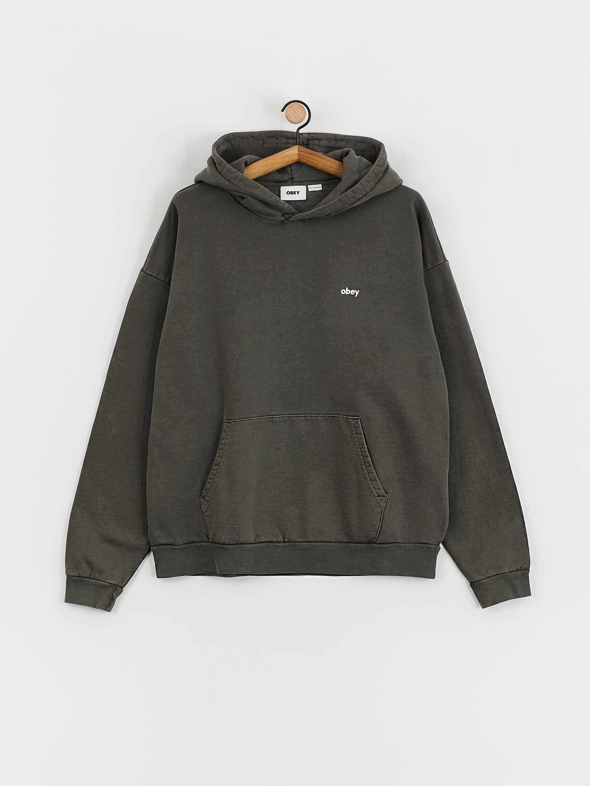 OBEY Lowercase Pigment HD Hoodie (pigment digital black)