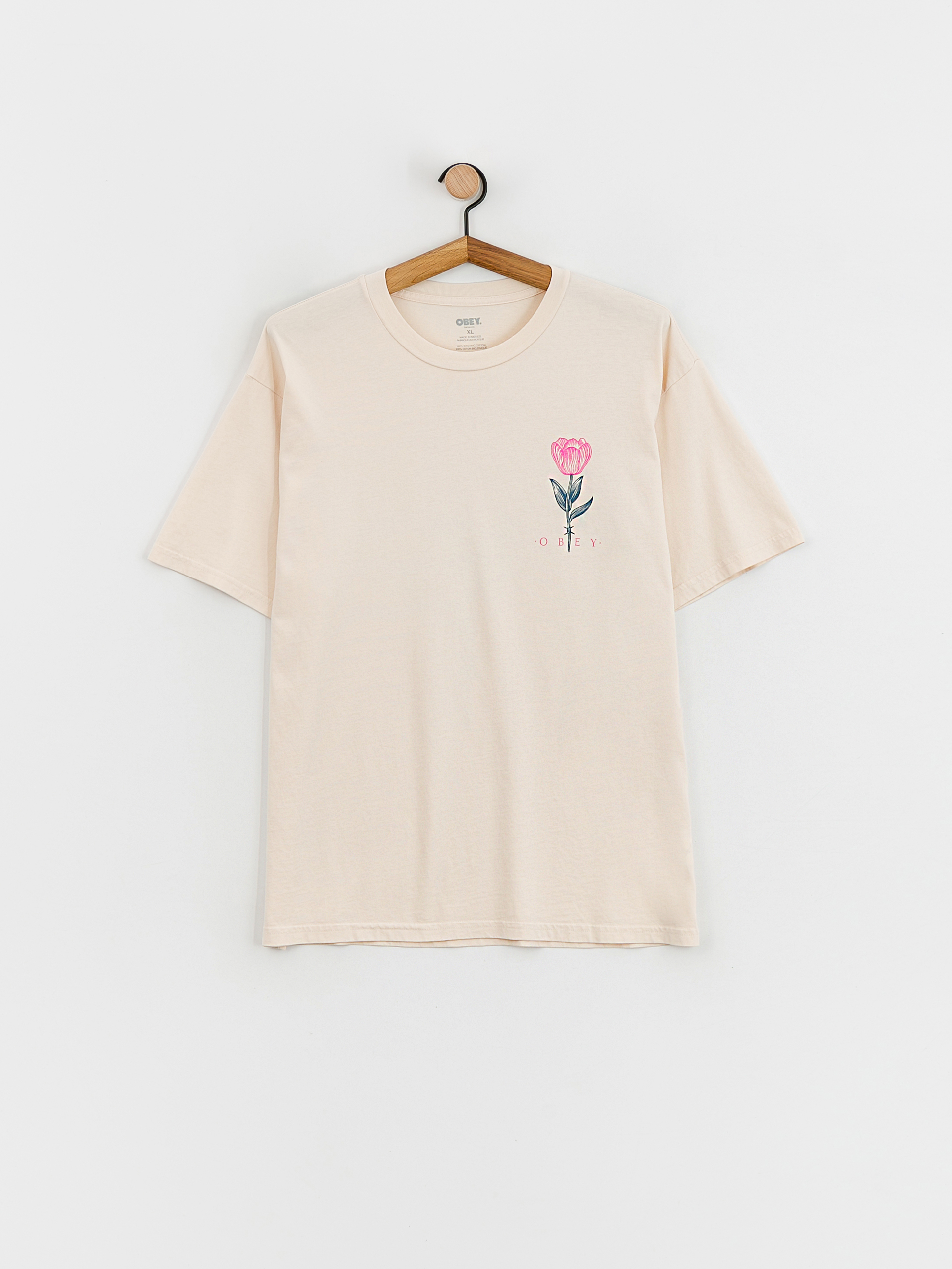 OBEY Barbwire Flower T-shirt (sago)