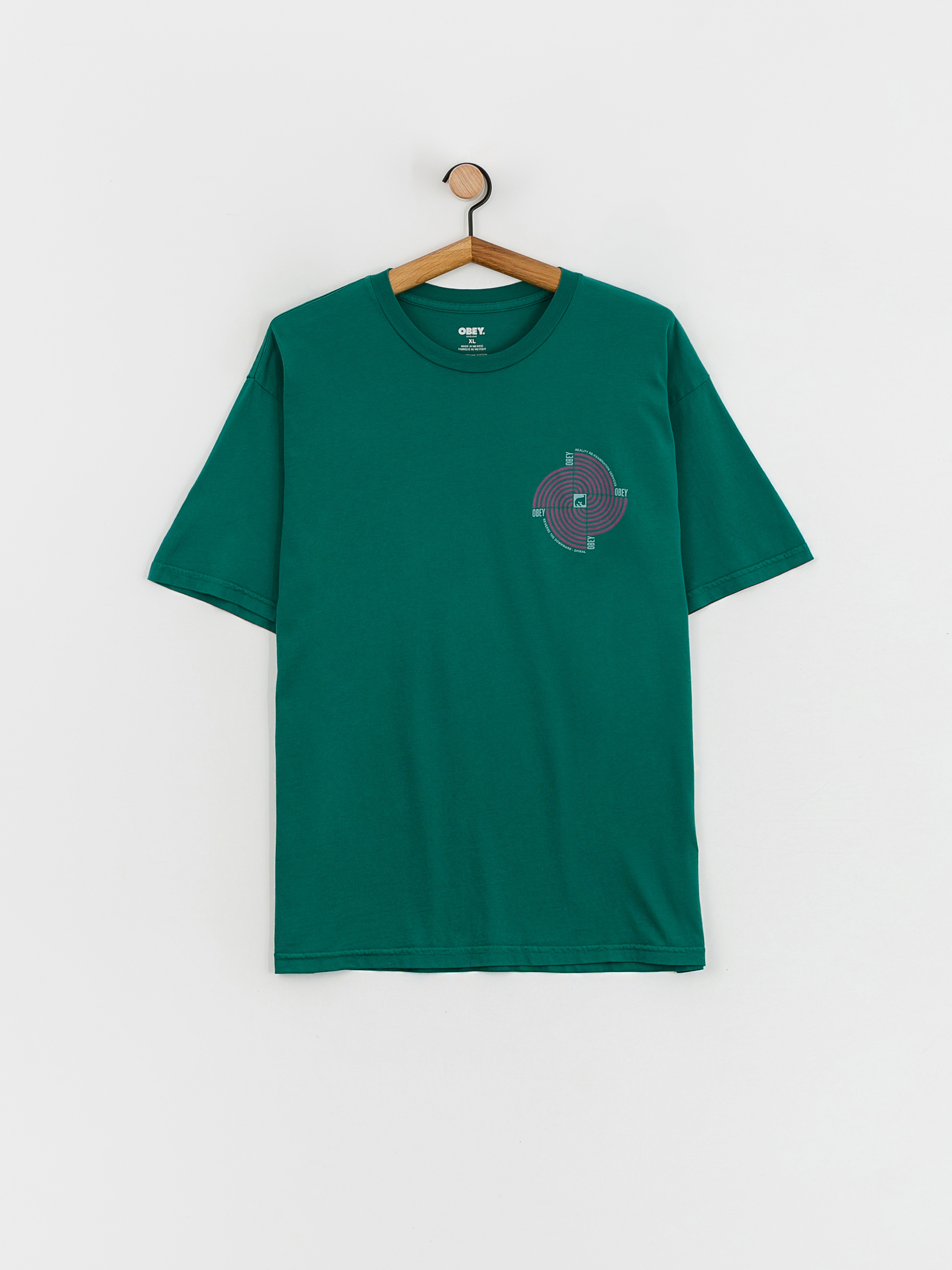 OBEY Downward Spiral T-shirt (adventure green)