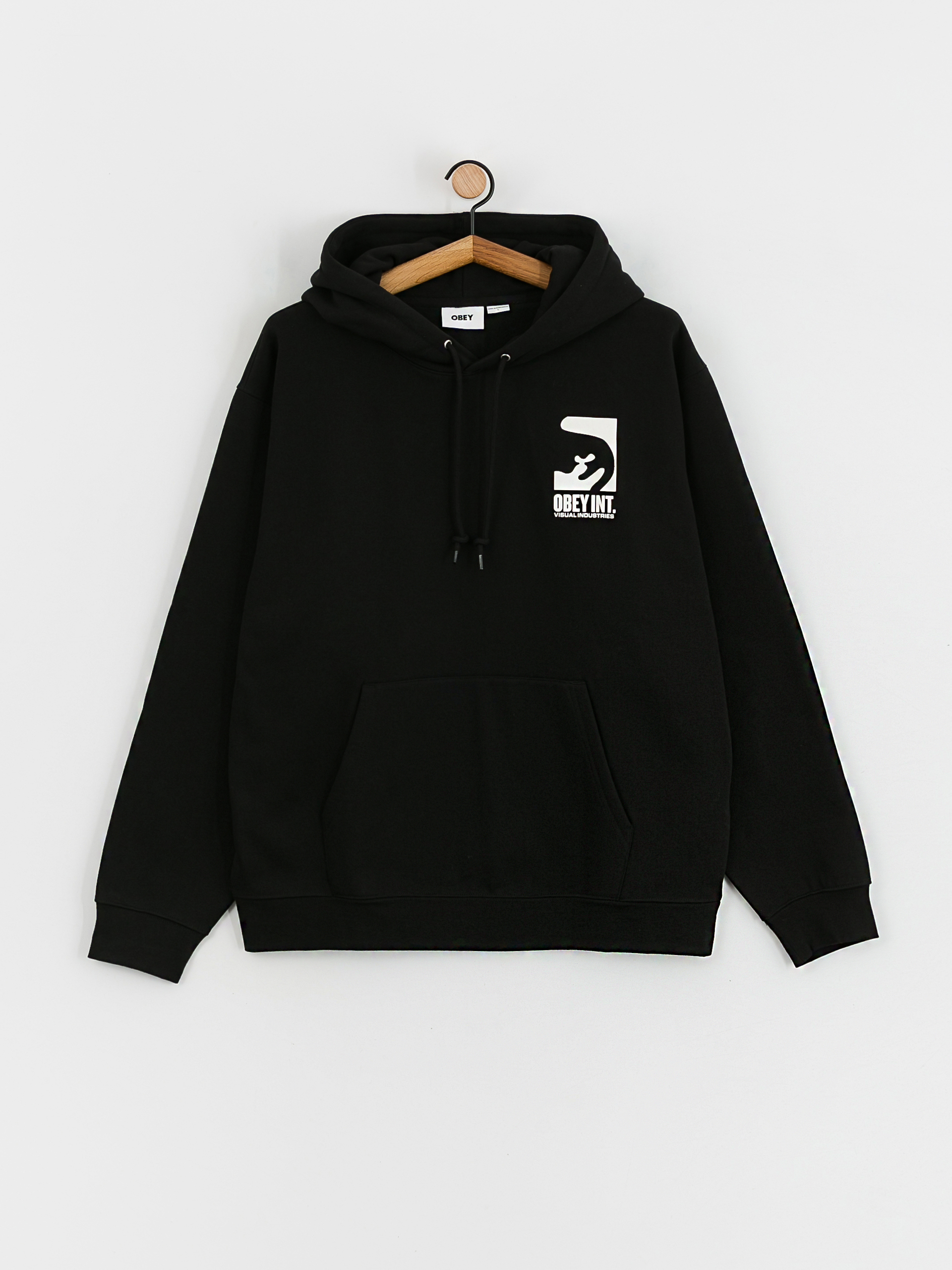 OBEY Int. Visual Industries HD Hoodie (black)