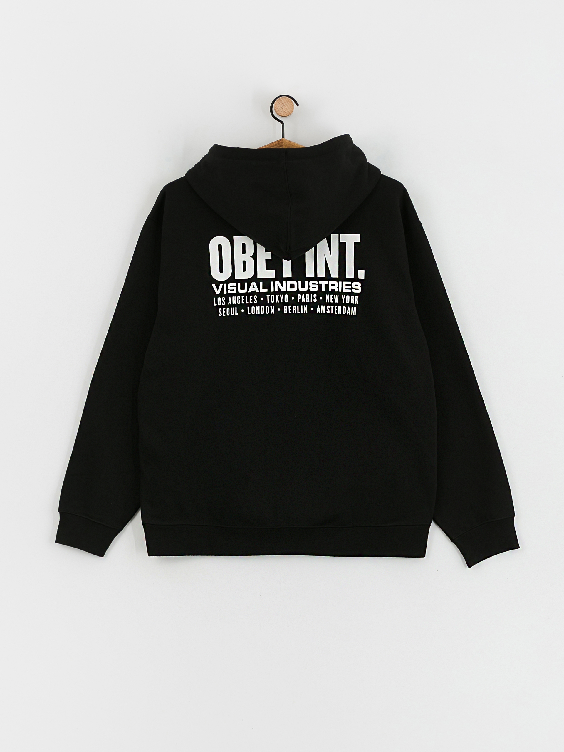 OBEY Int. Visual Industries HD Hoodie (black)