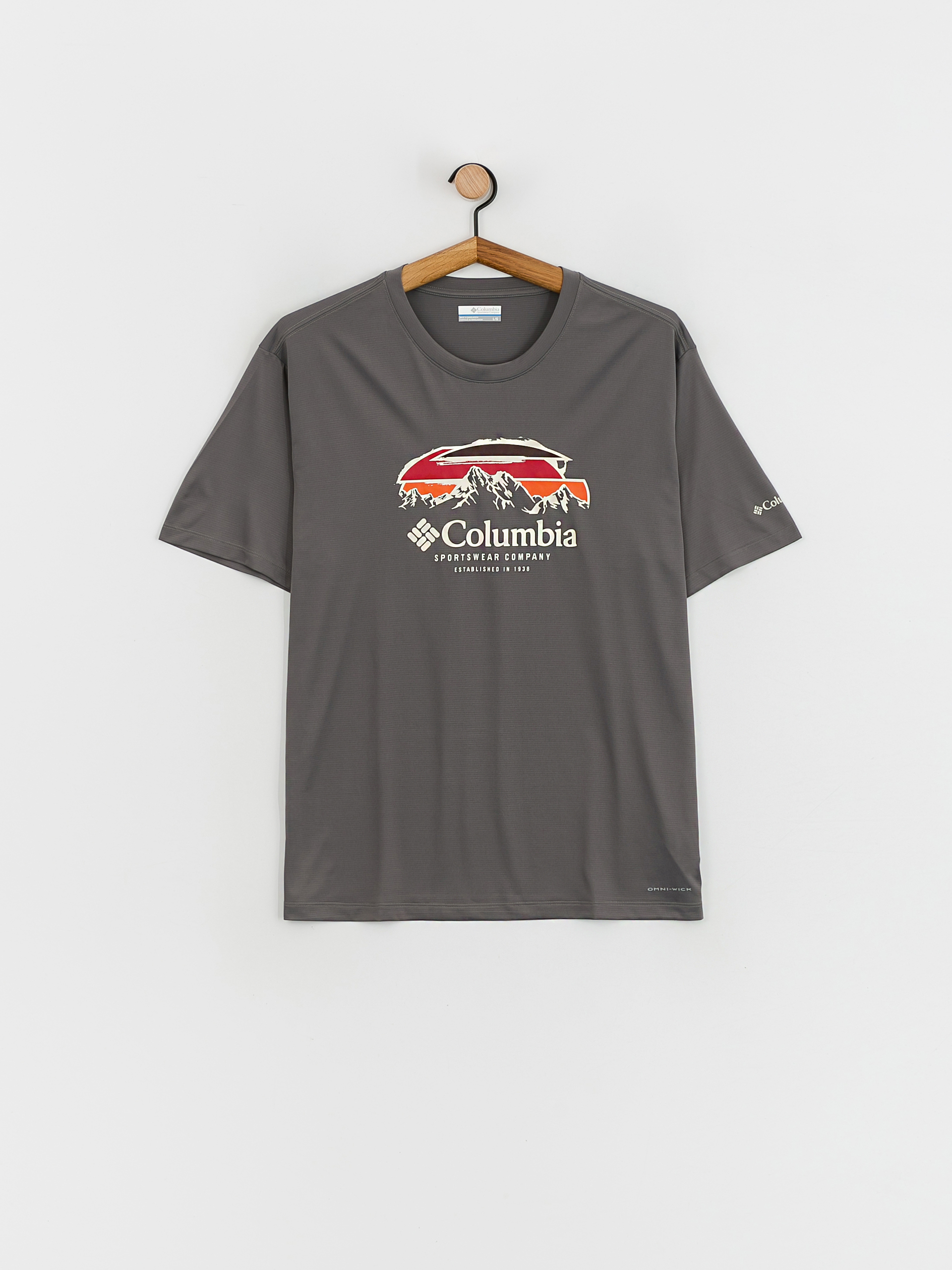 Columbia Hike Graphic T-shirt (city grey/hikers haven graphic)