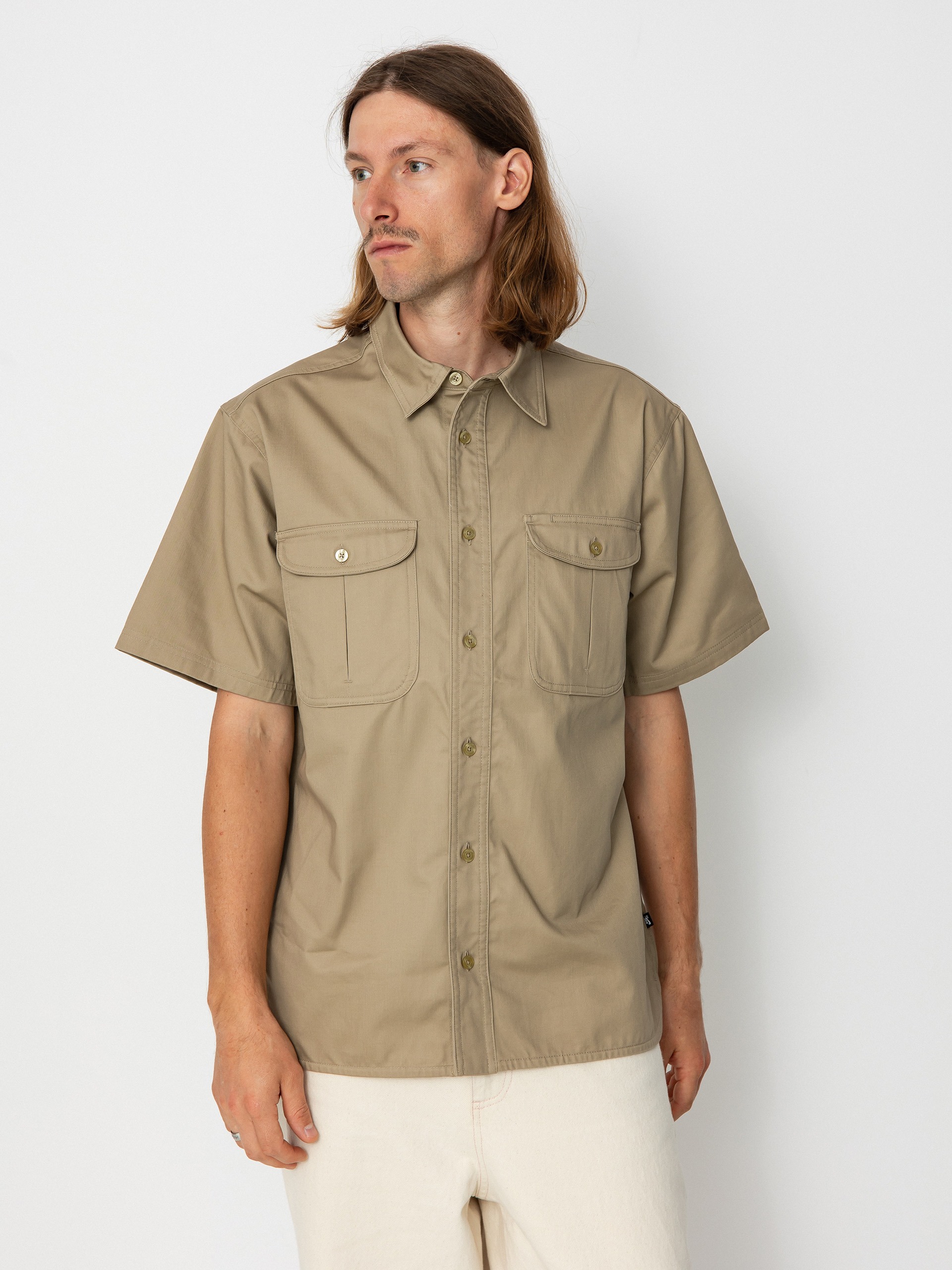 Khaki nike top best sale