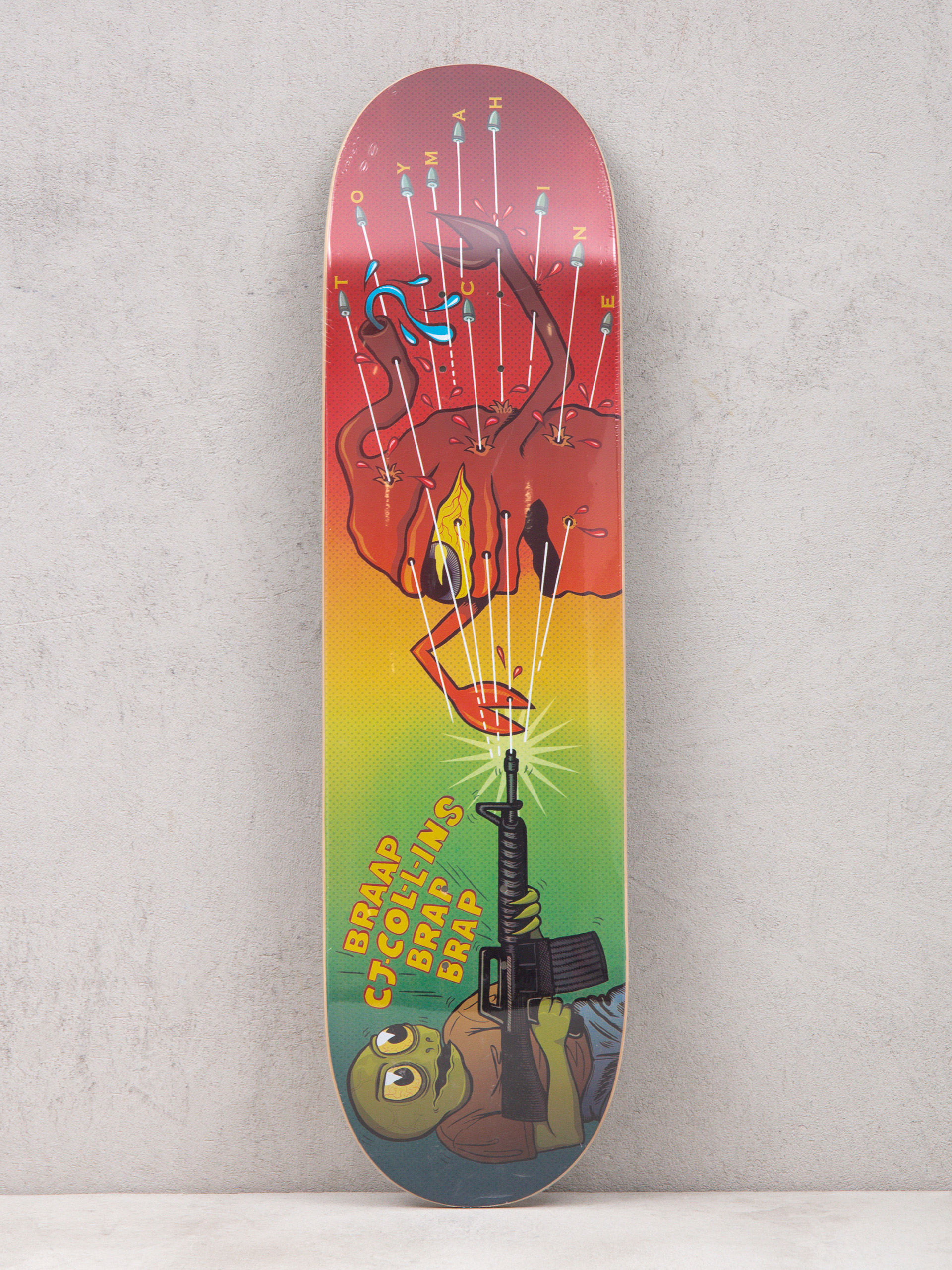 Toy Machine Collins Brap Deck (red/yellow/green)