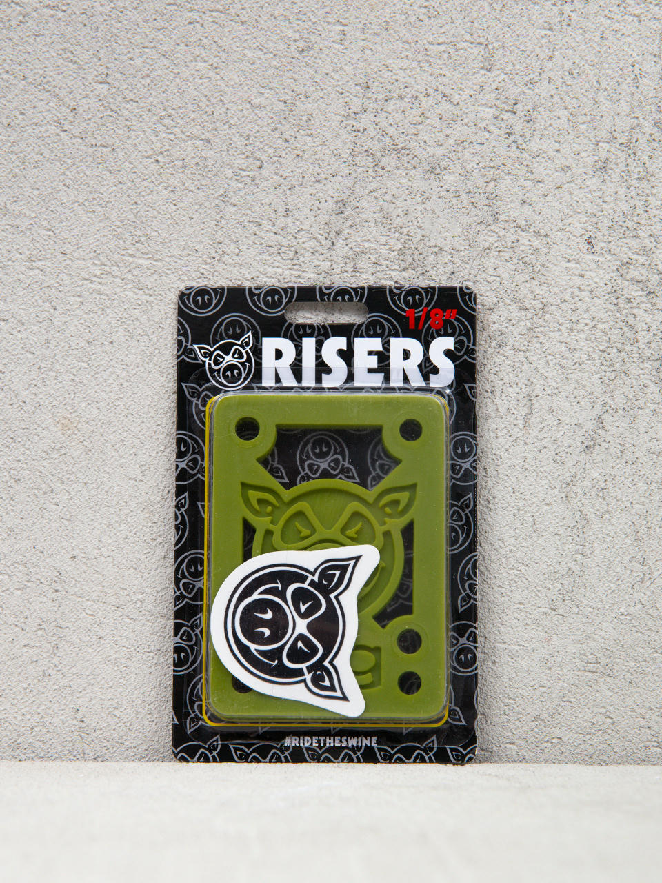 Pig Hard Riser Pads Shockpads (olive)