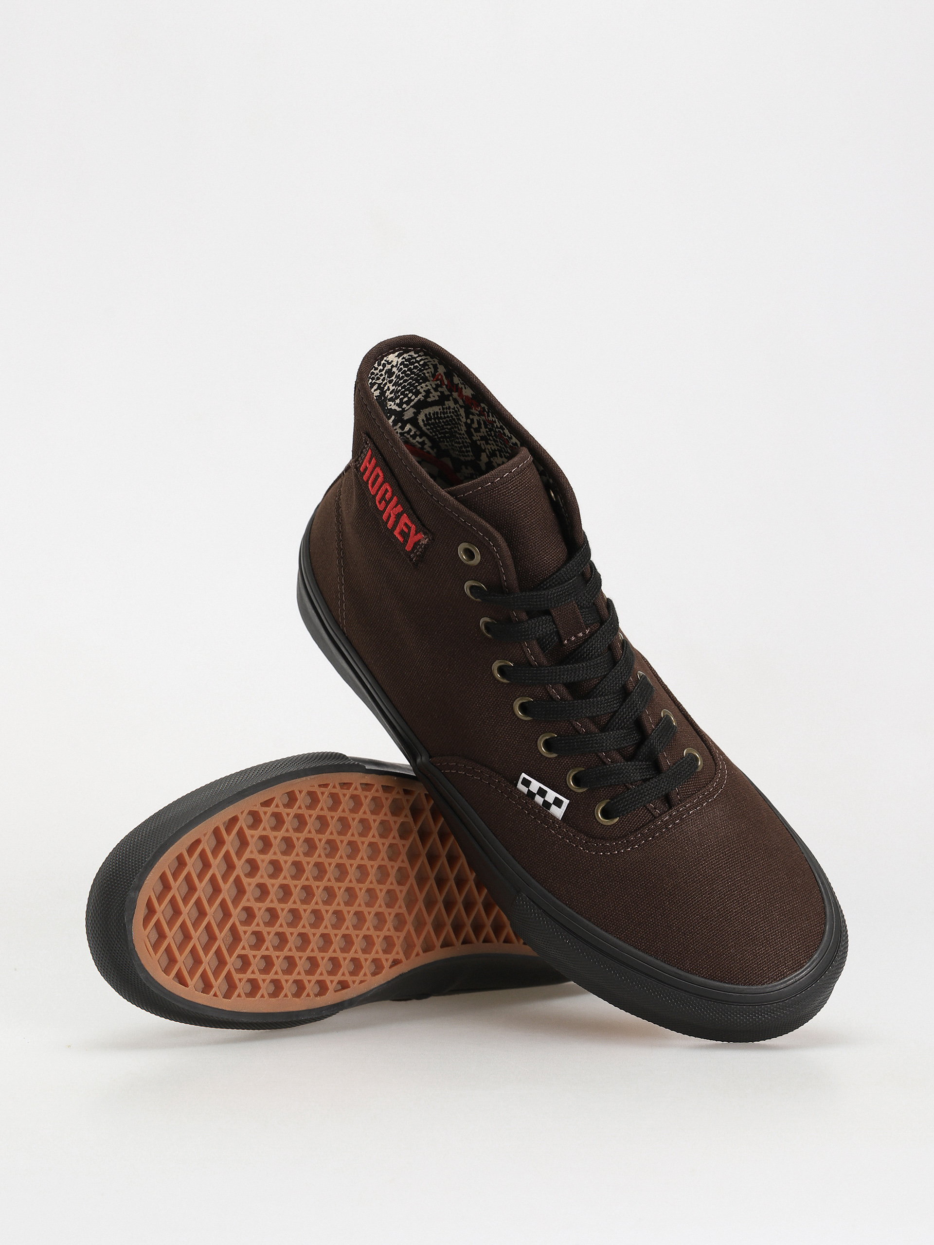 Vans X Hockey Skate Authentic High Schuhe (hockey skateboards snake skin)