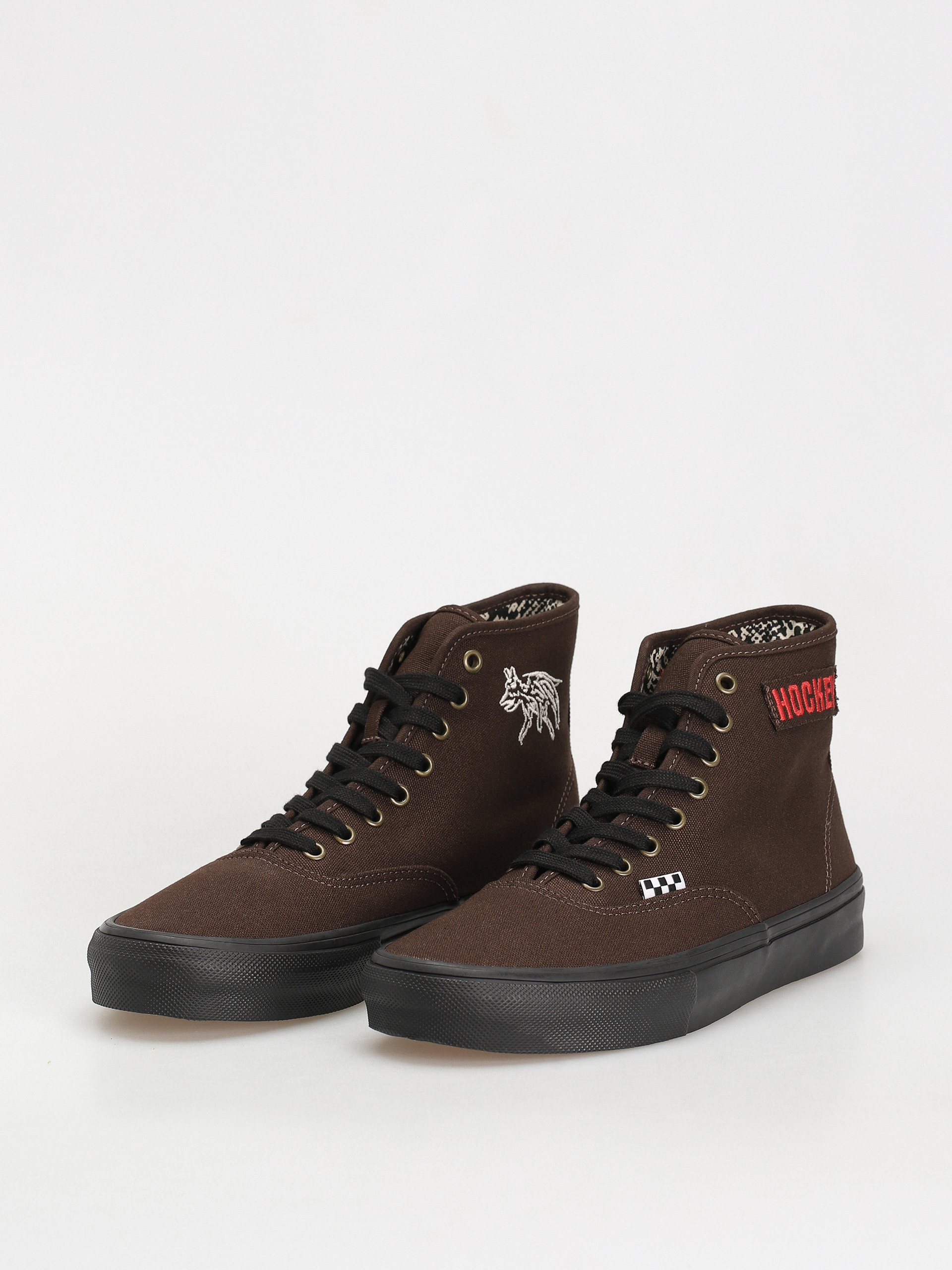 Vans X Hockey Skate Authentic High Schuhe (hockey skateboards snake skin)