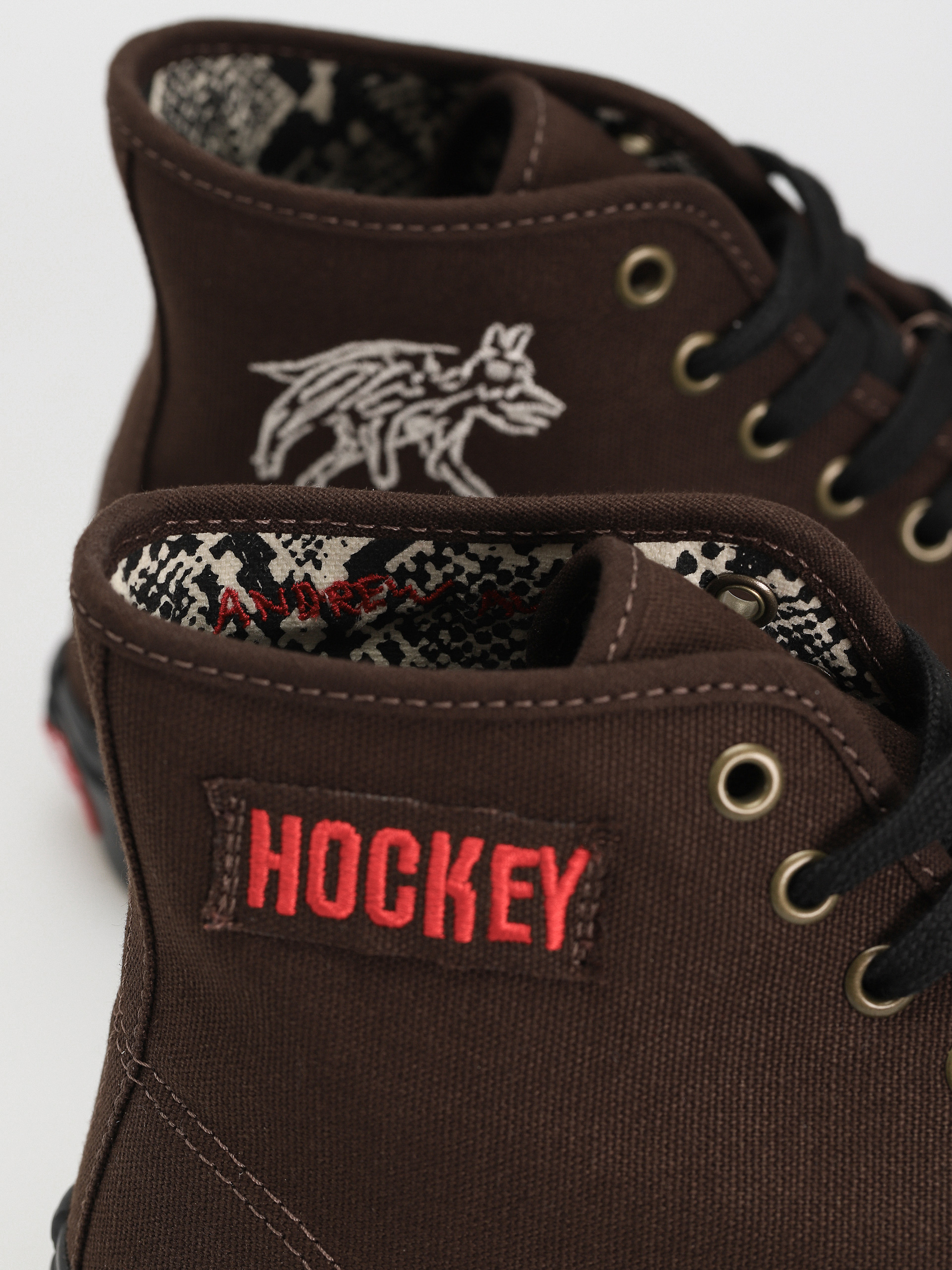 Vans X Hockey Skate Authentic High Schuhe (hockey skateboards snake skin)