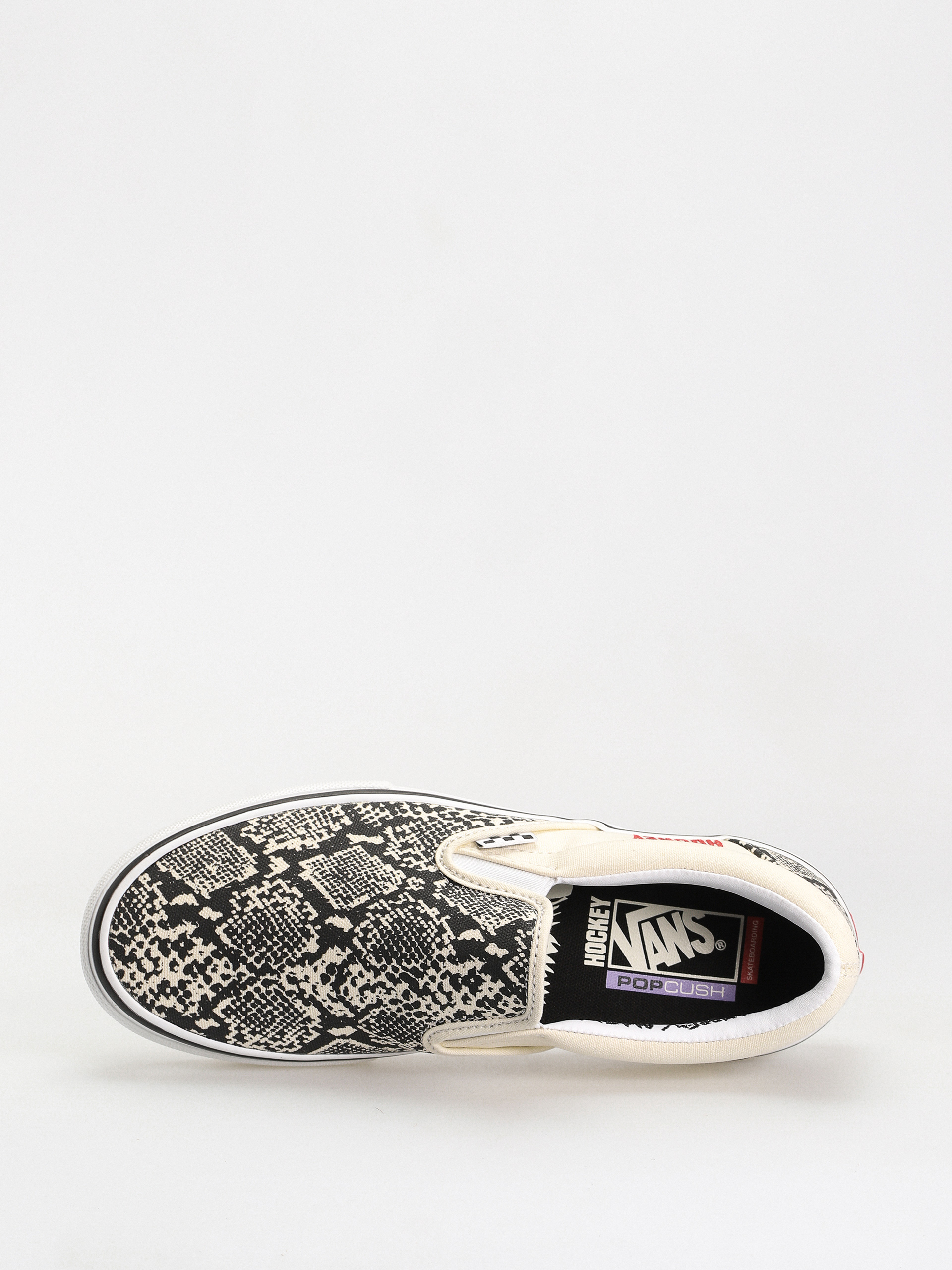 Vans X Hockey Skate Slip On Shoes (hockey skateboards snake skin)