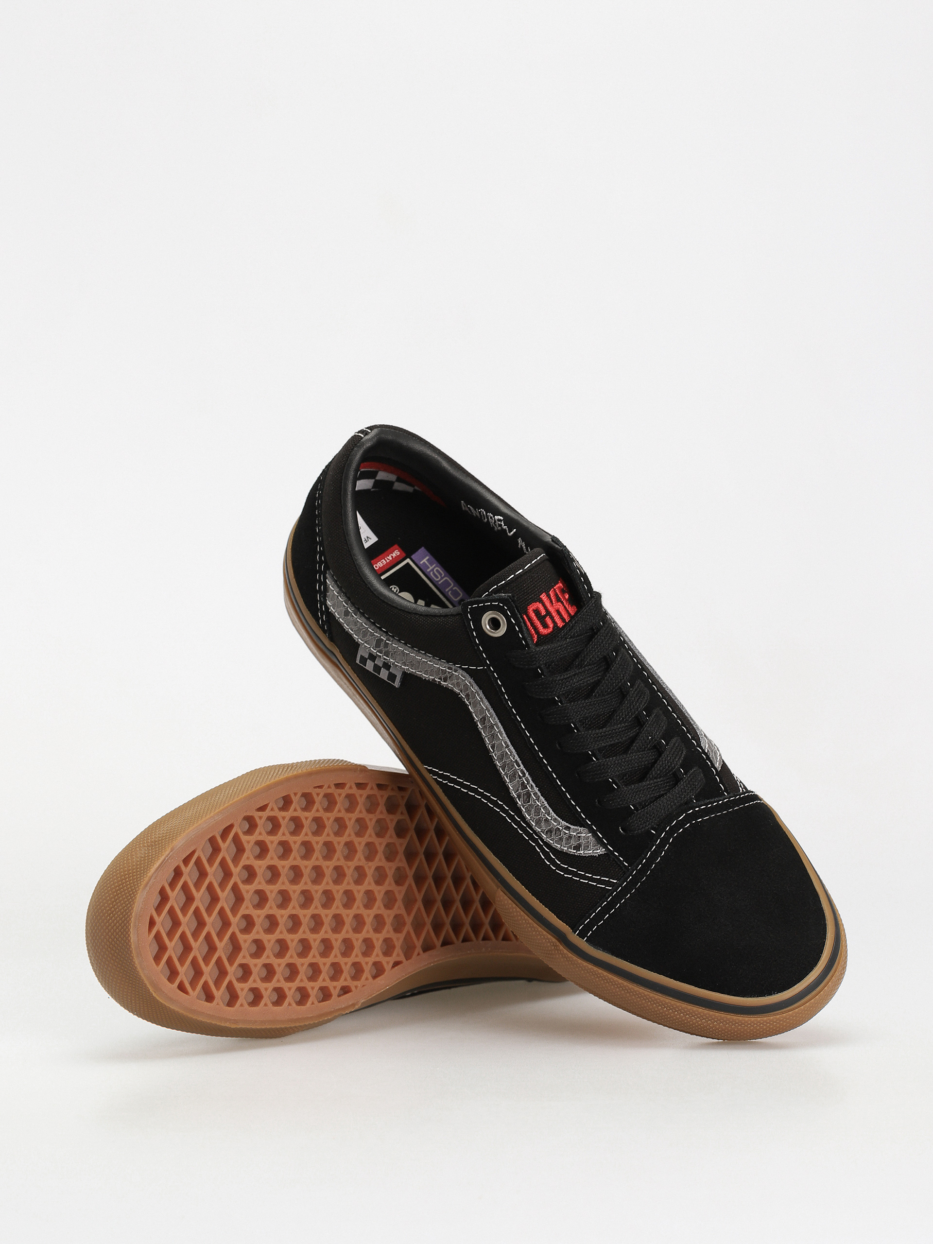 Vans X Hockey Skate Old Skool Shoes (hockey skateboards black/snake)