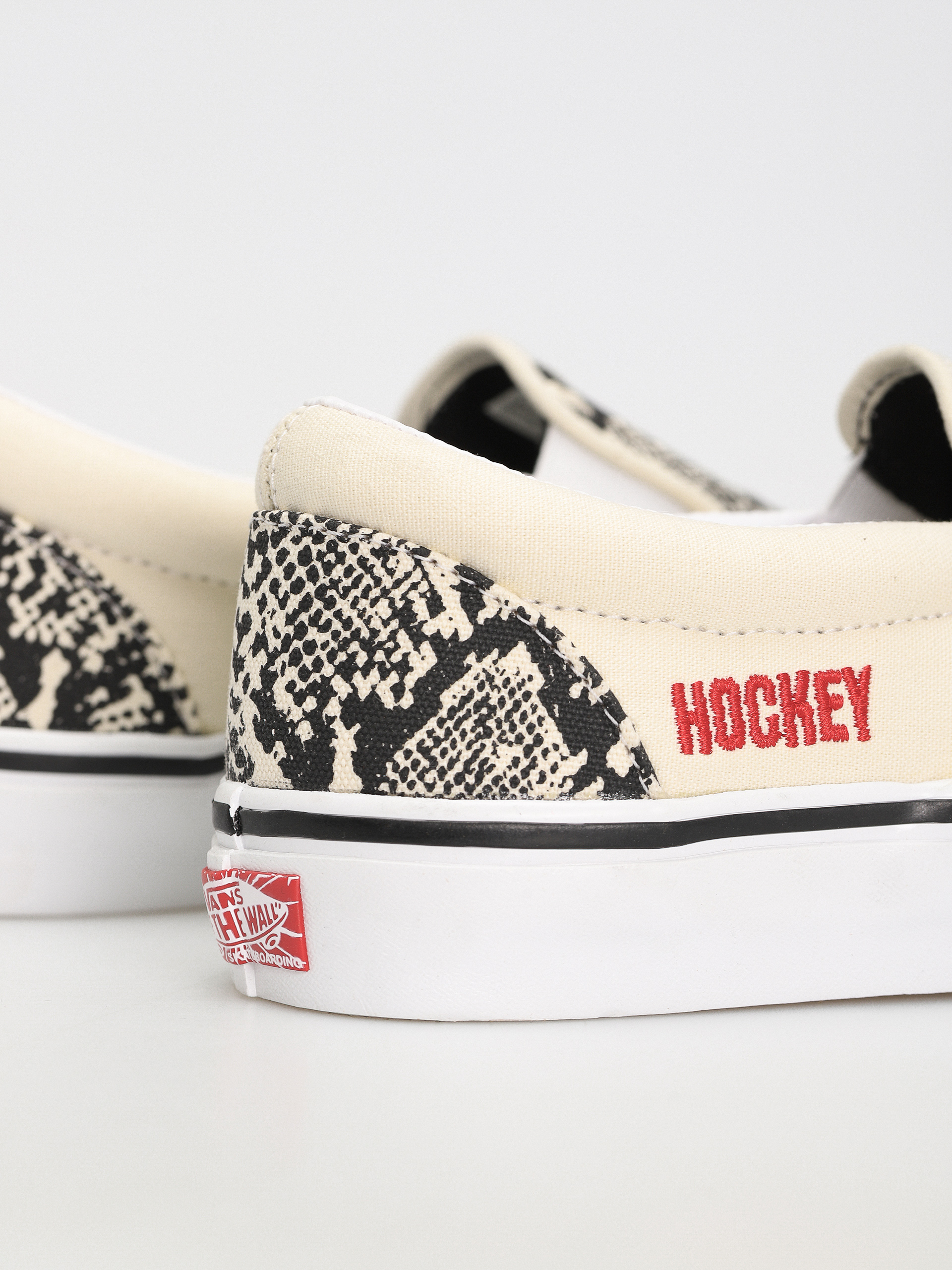 Vans X Hockey Skate Slip On Shoes (hockey skateboards snake skin)