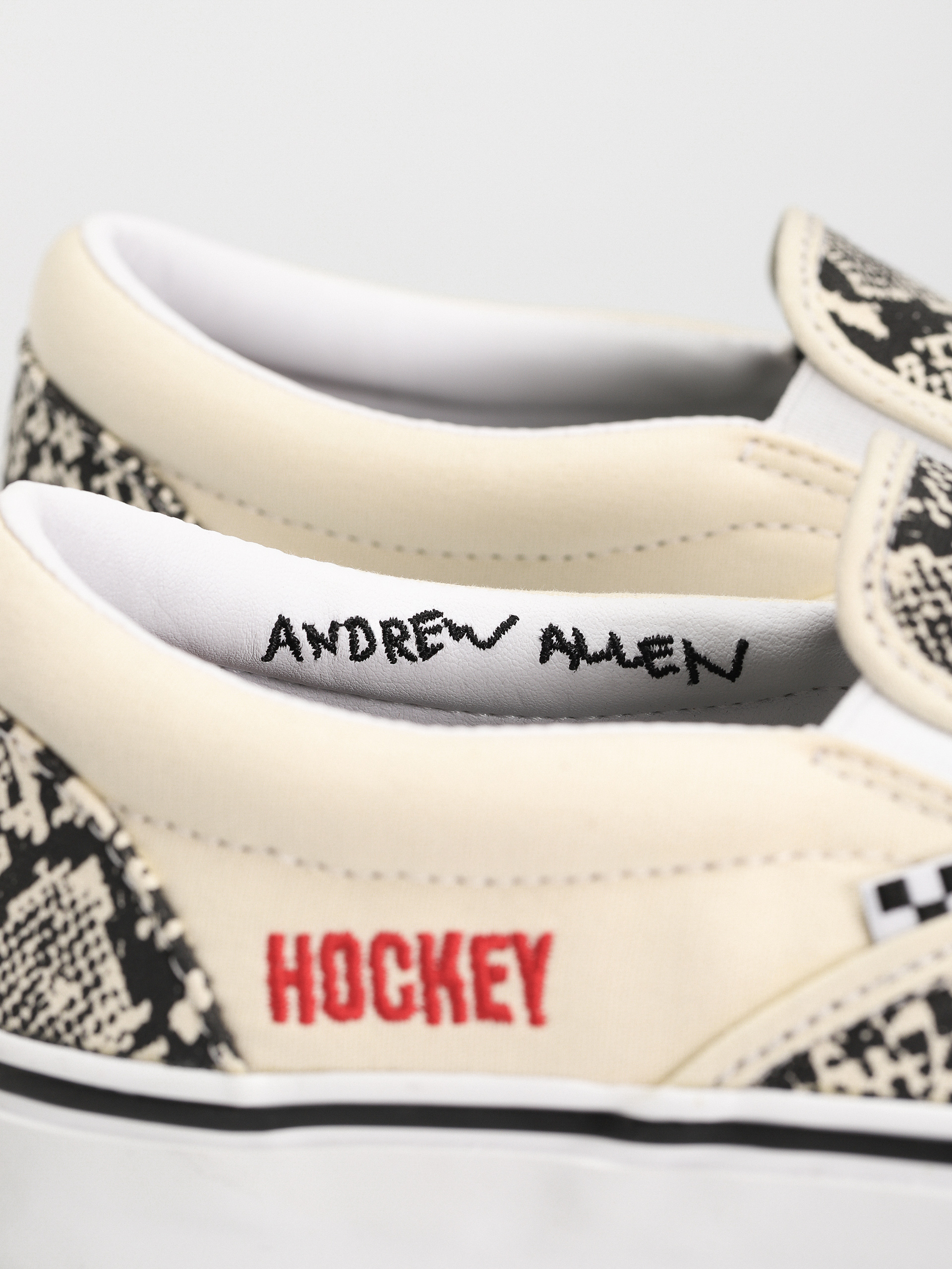 Vans X Hockey Skate Slip On Shoes (hockey skateboards snake skin)