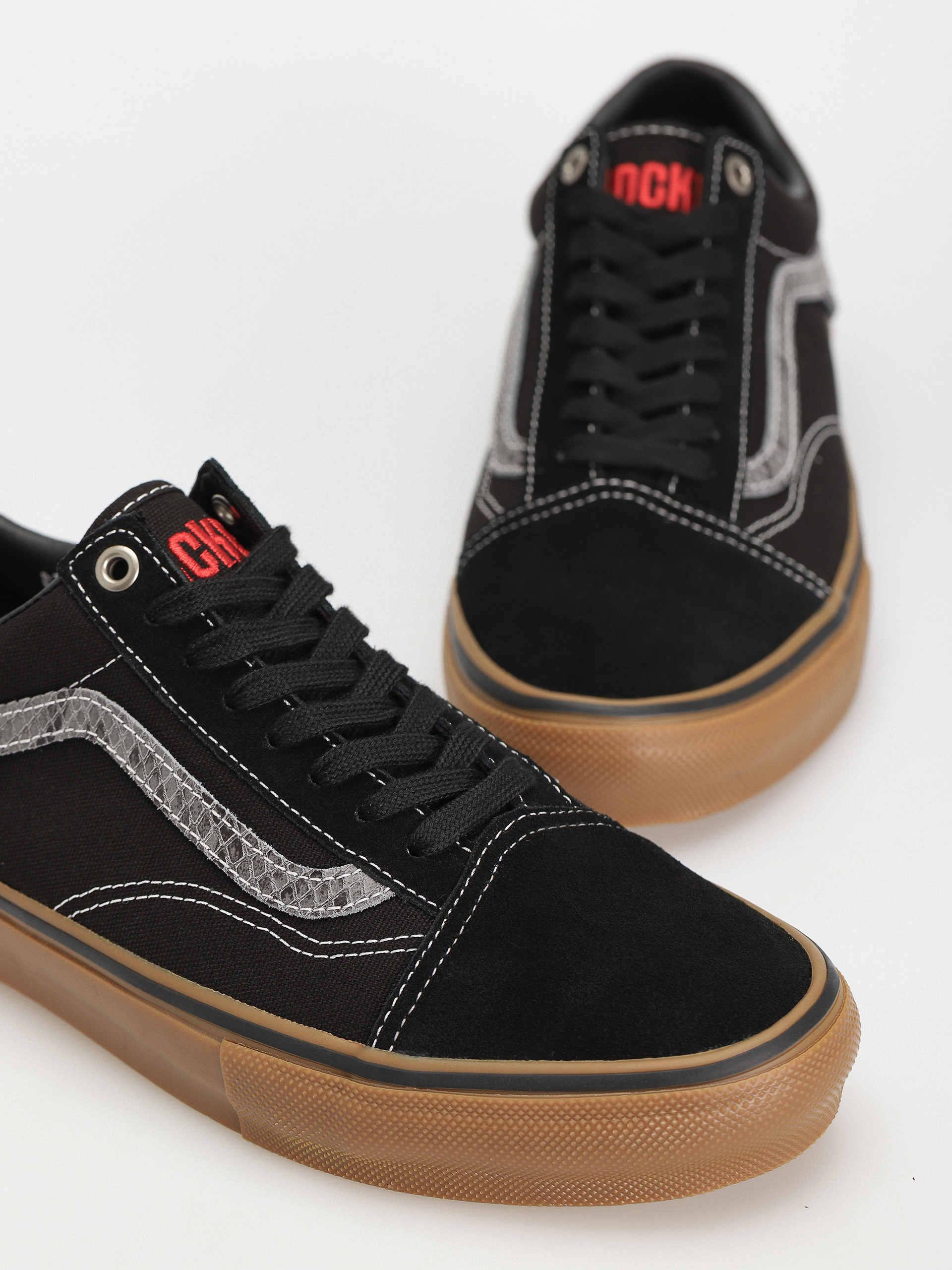 Vans X Hockey Skate Old Skool Shoes (hockey skateboards black/snake)