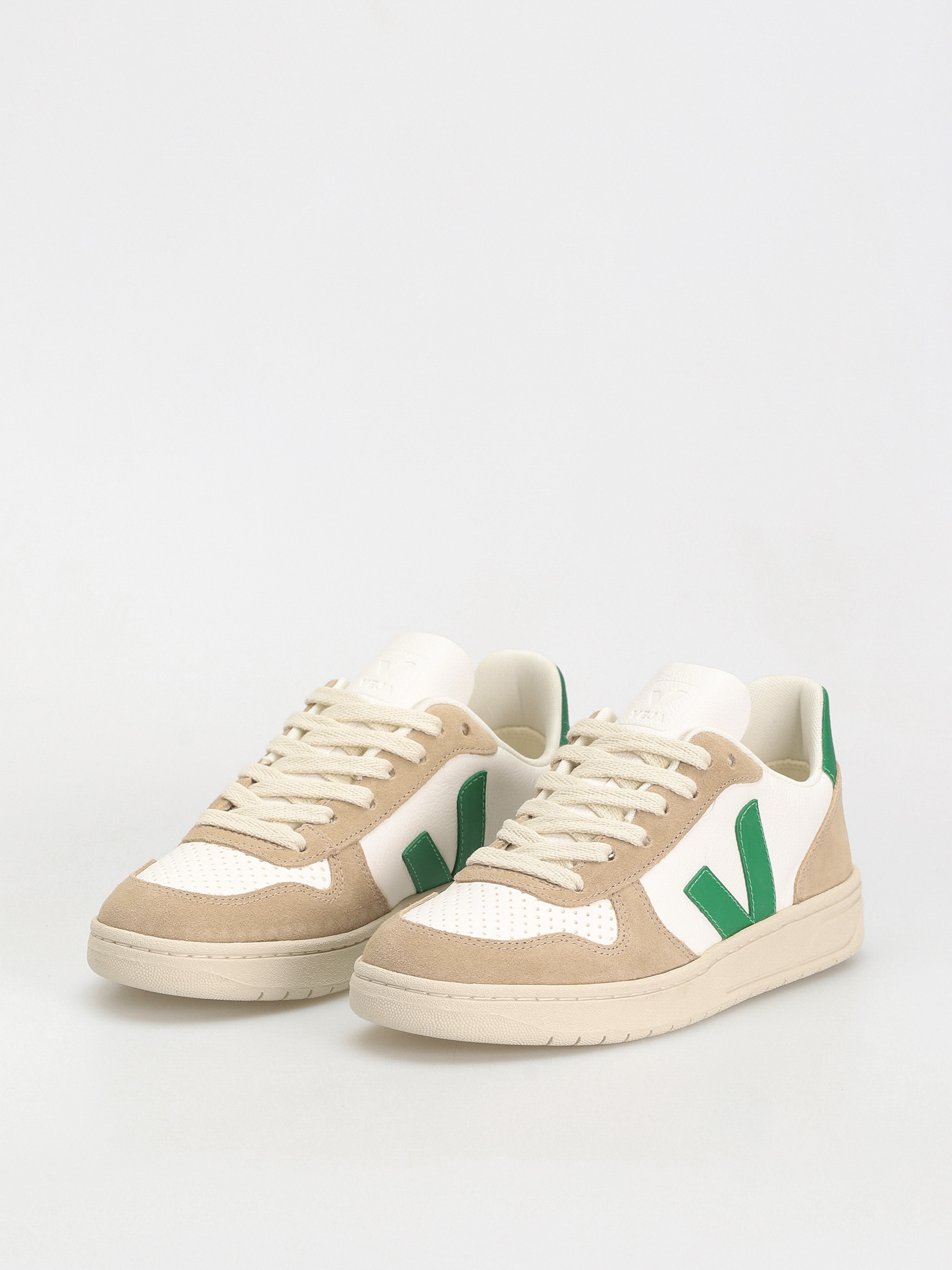 Veja V-10 Schuhe Wmn (extra white emeraude sahara)