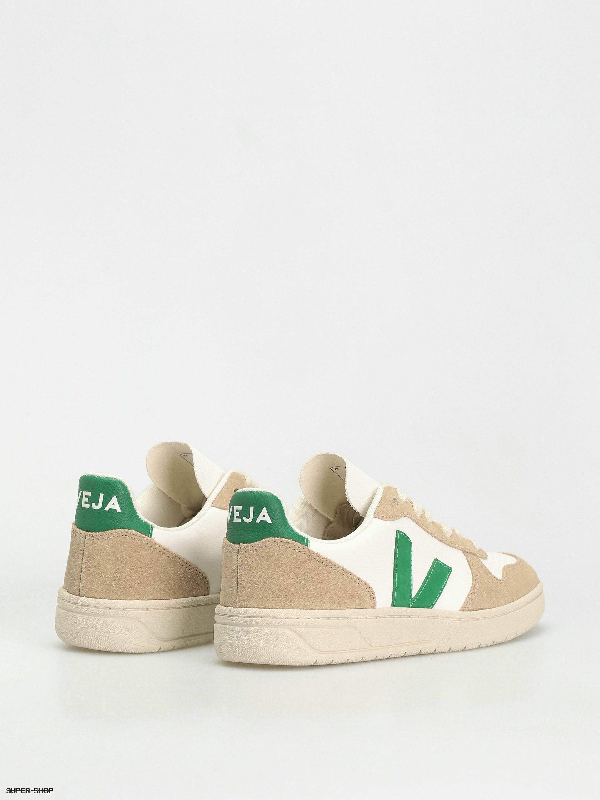 Veja V 10 Shoes Wmn extra white emeraude sahara