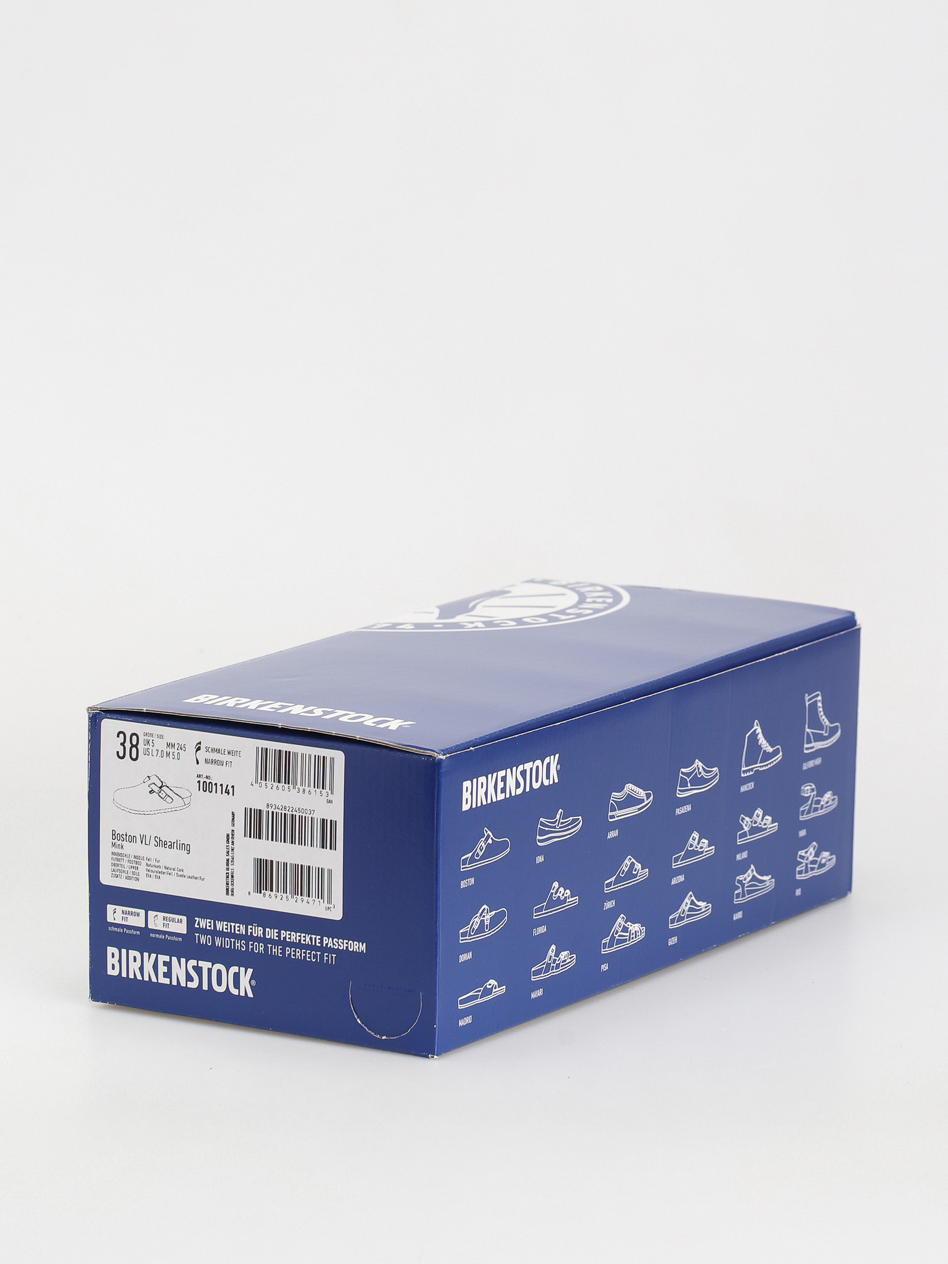 Birkenstock Boston Suede Leather Narrow Flip-flops Wmn (mink)