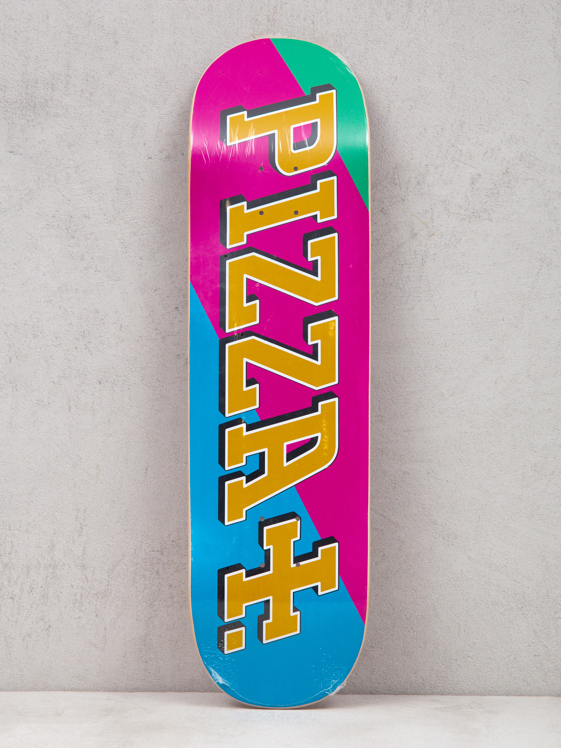 Pizza Skateboards Pizla Deck (green/pink/blue)