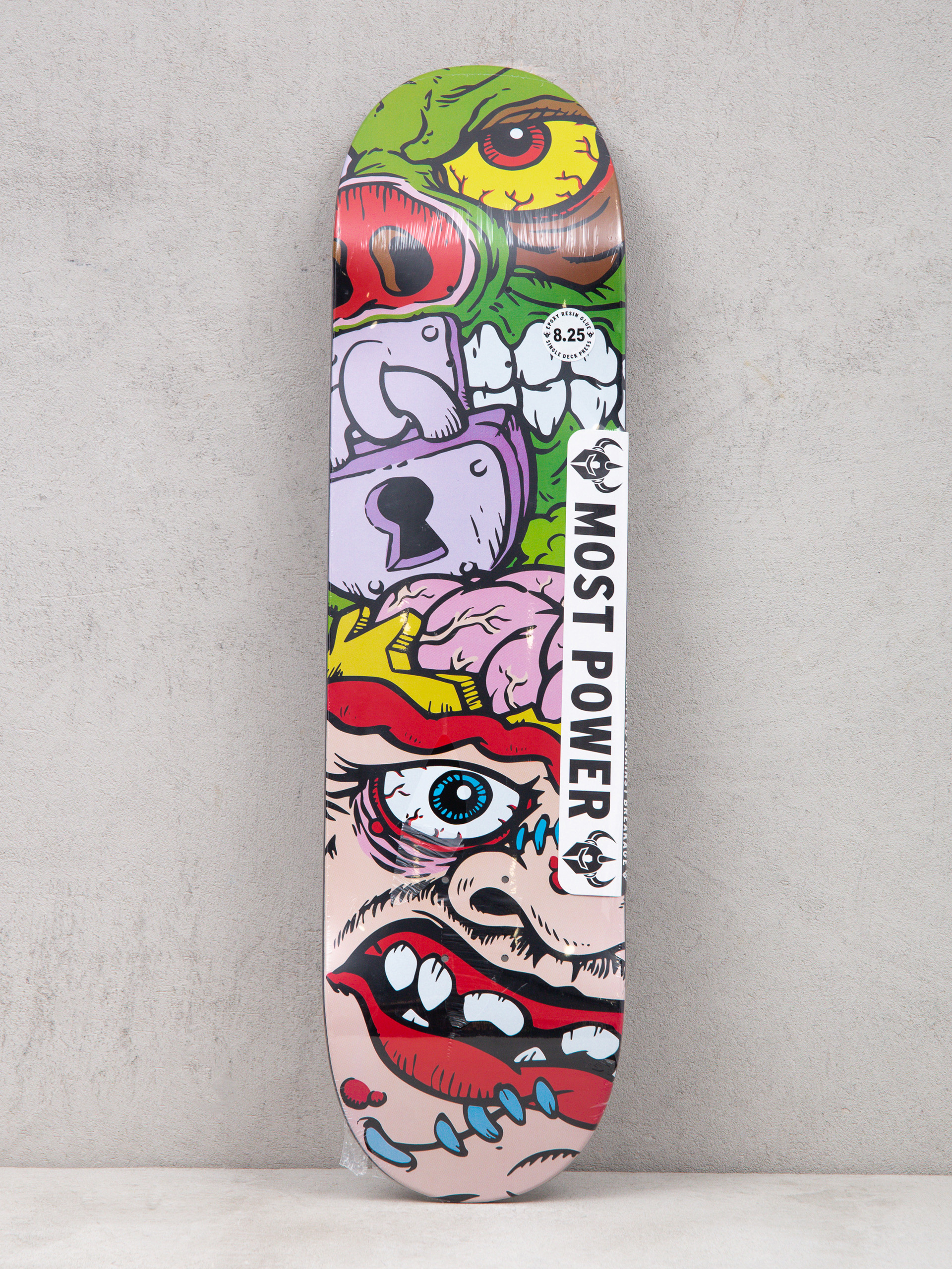 Darkstar Madballs Brain Bash Hyb Deck (green/violet/red)