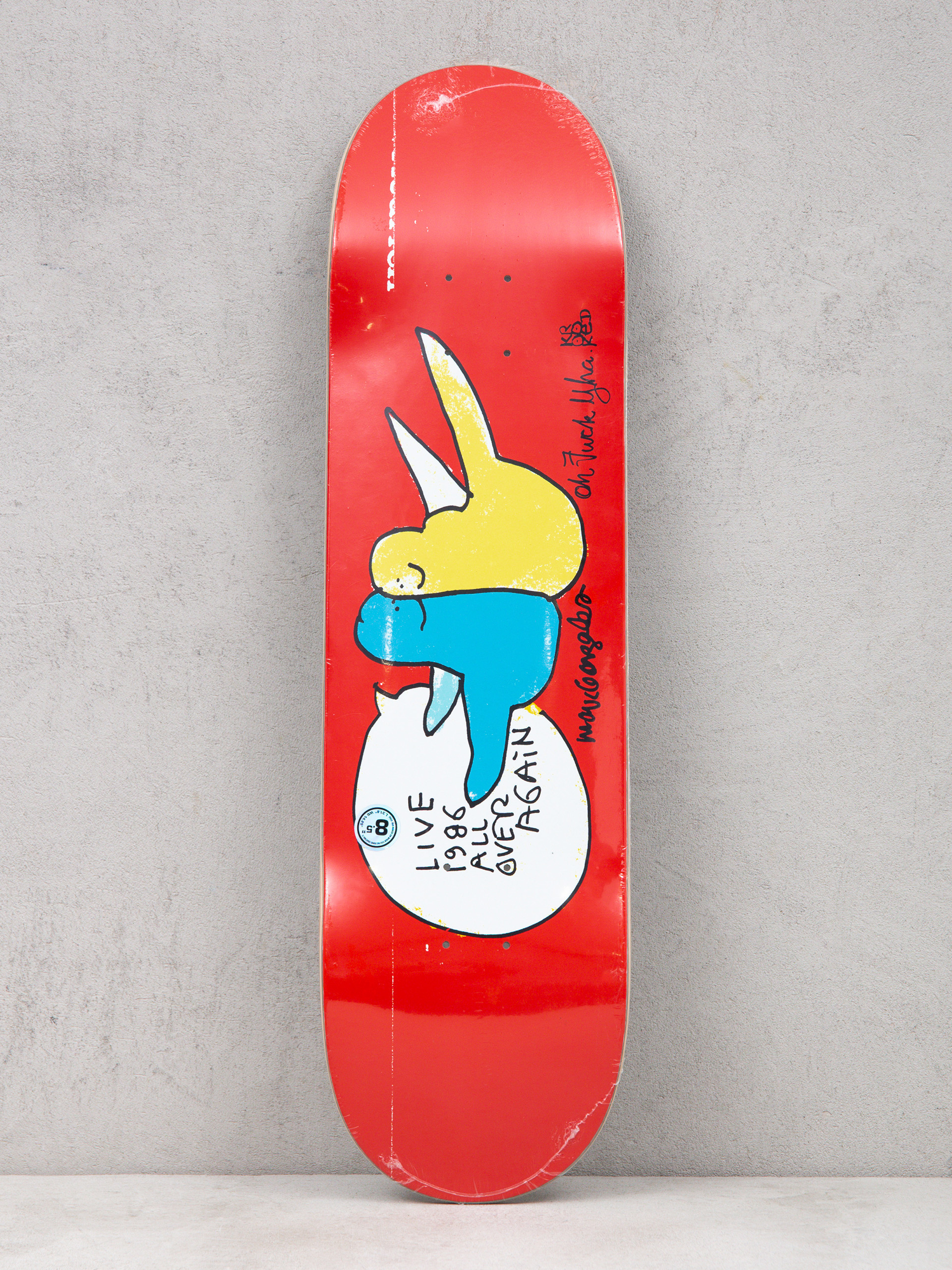 Krooked Gonz 1986 Deck (red)