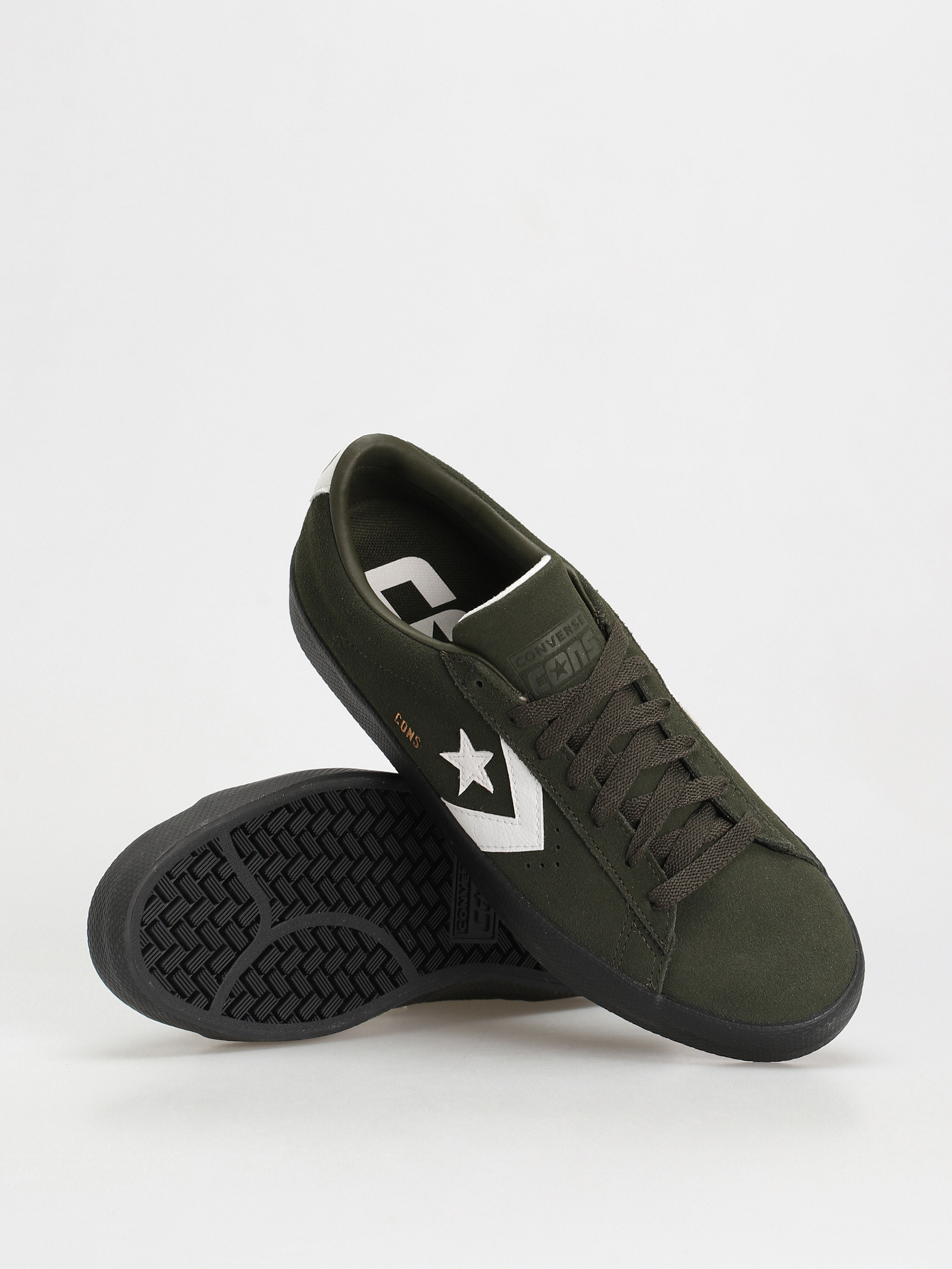Converse Pl Vulc Pro Ox Shoes - green (forest shelter/white)
