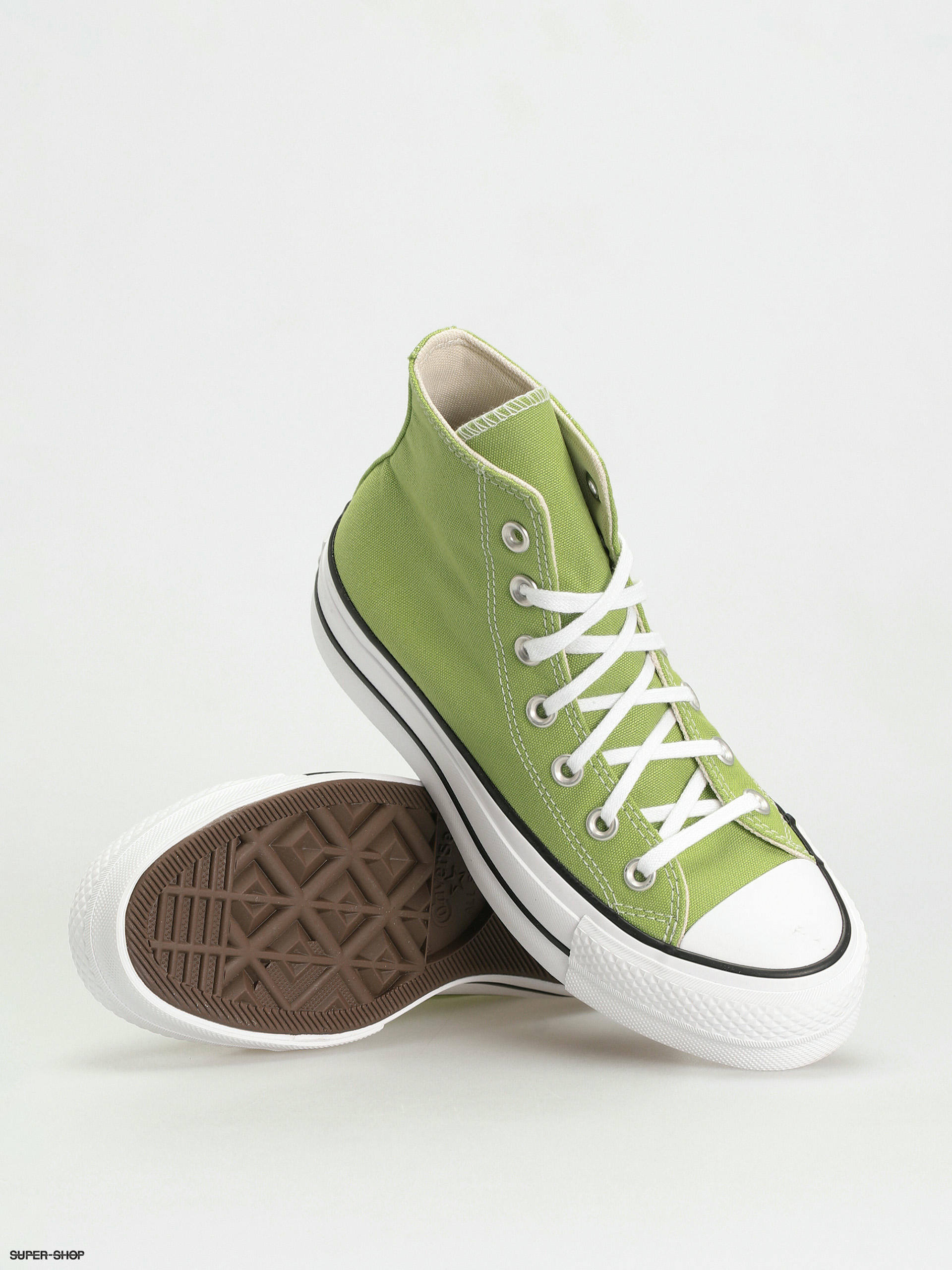 Green all deals star converse shoes