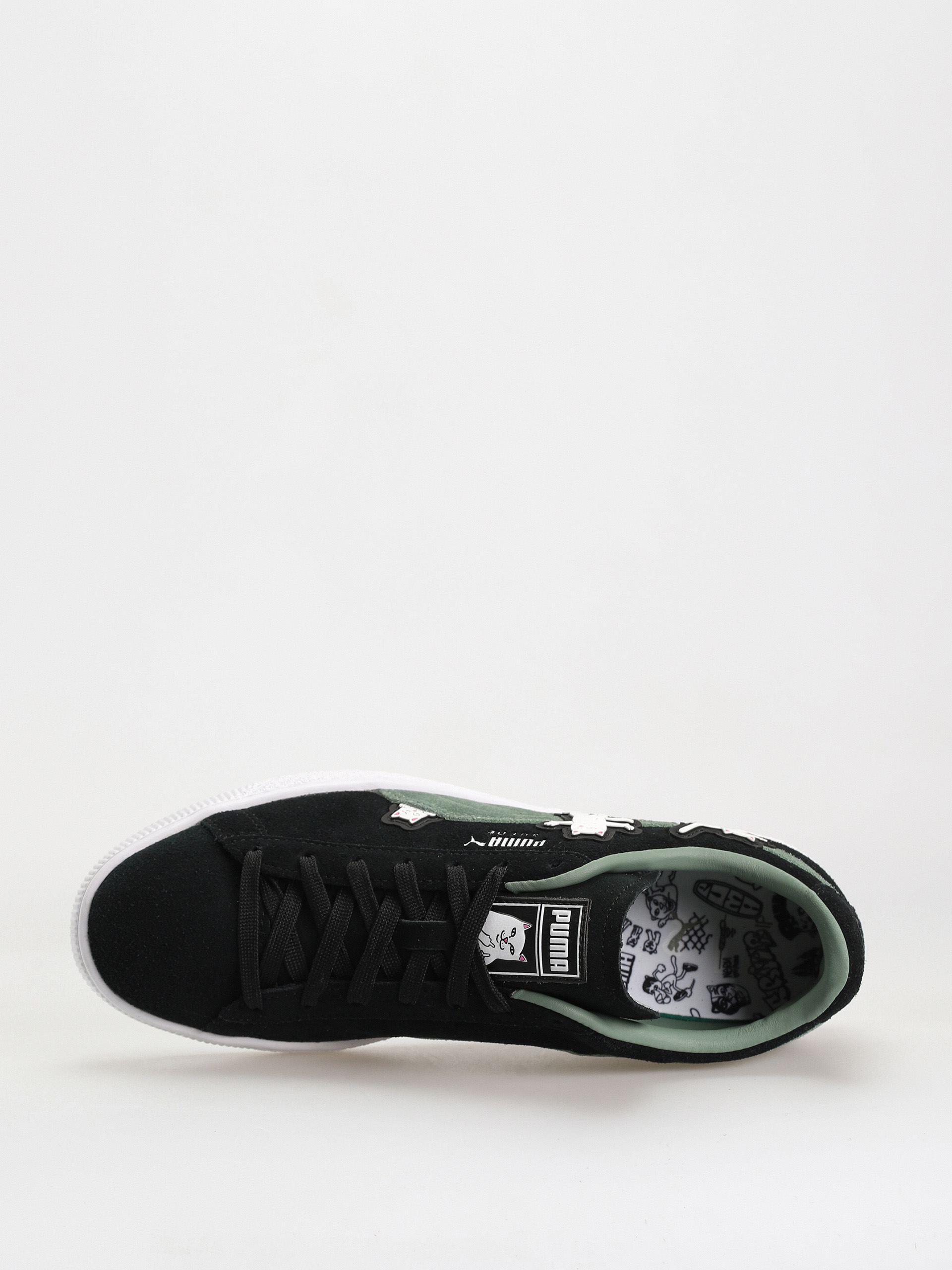 Puma X RipNDip Suede Shoes (puma black/eucalyptus)