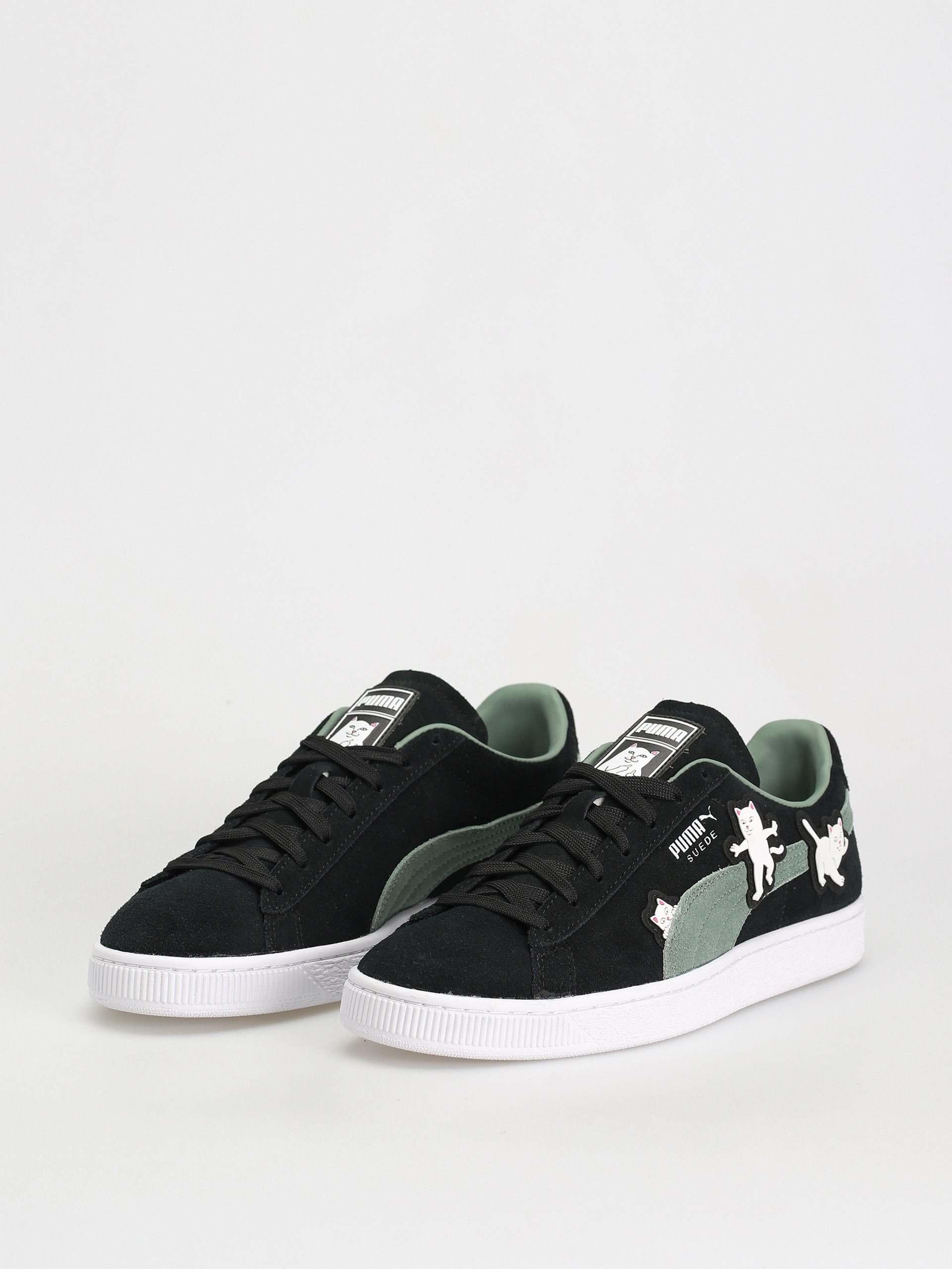 Puma X RipNDip Suede Shoes (puma black/eucalyptus)