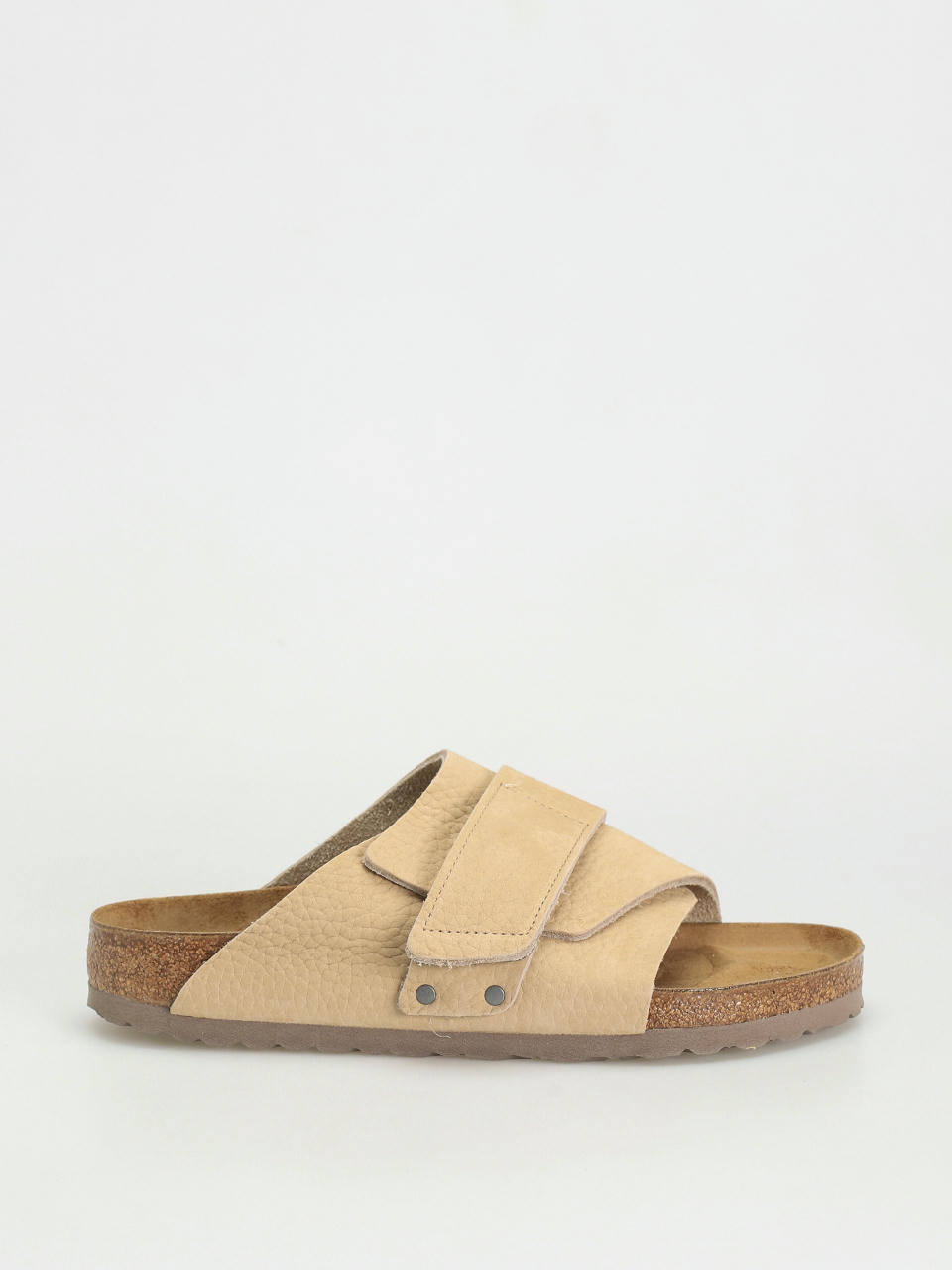 Birkenstock Kyoto Nubuck Leather Flip flops (sandcastle)