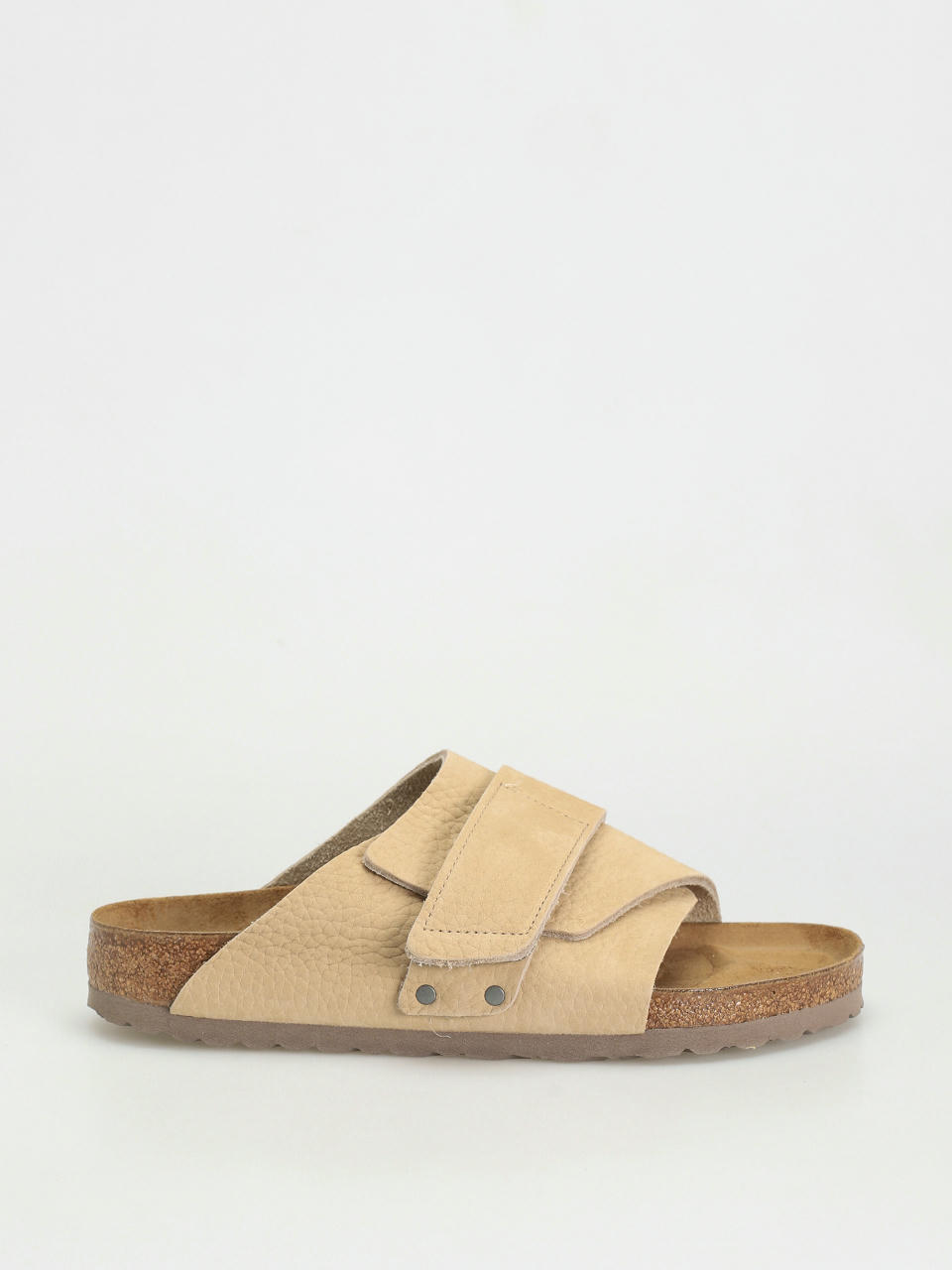Birkenstock Kyoto Nubuck Leather Flip-flops (sandcastle)