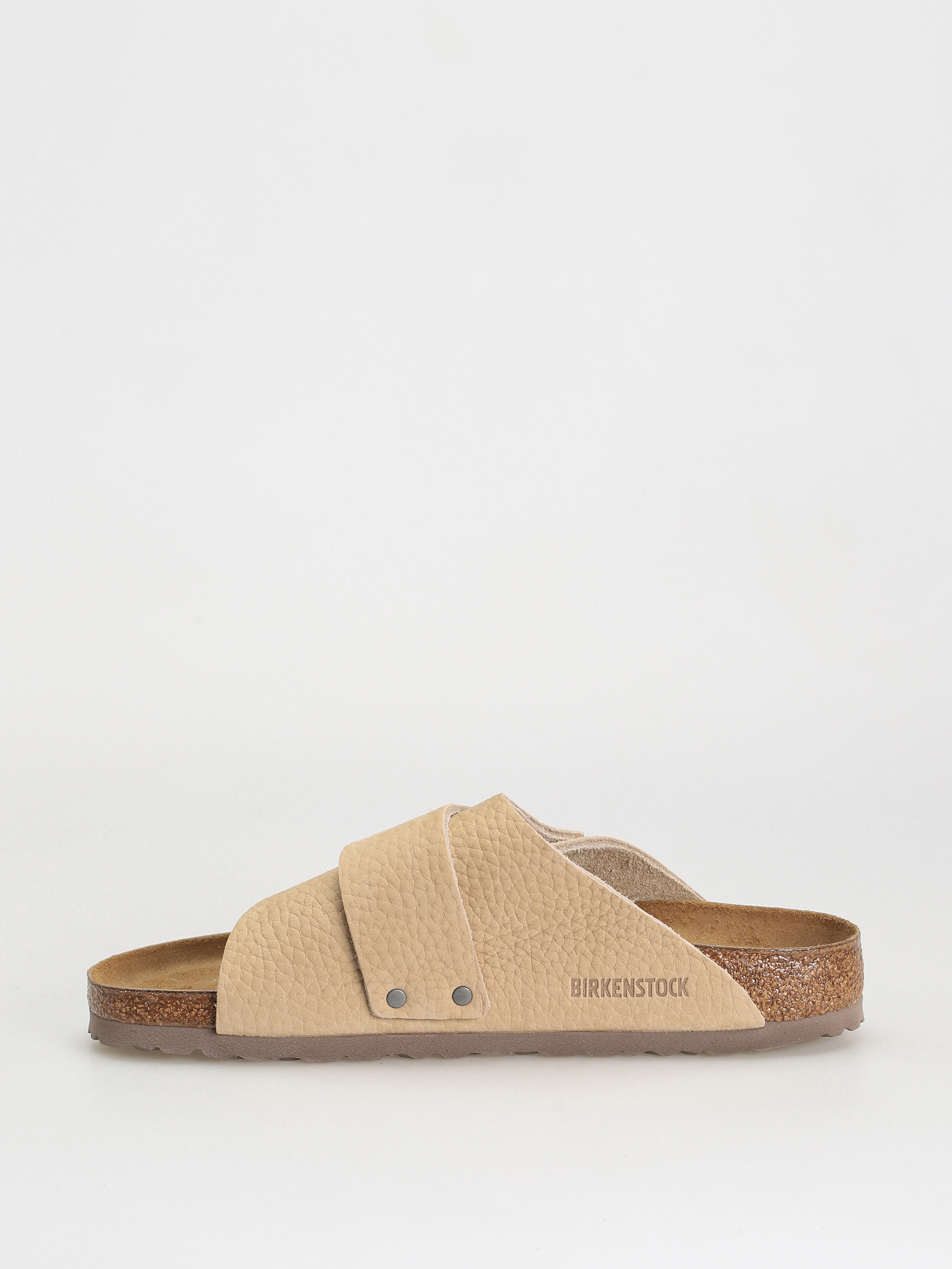 Birkenstock Kyoto Nubuck Leather Flip-flops (sandcastle)