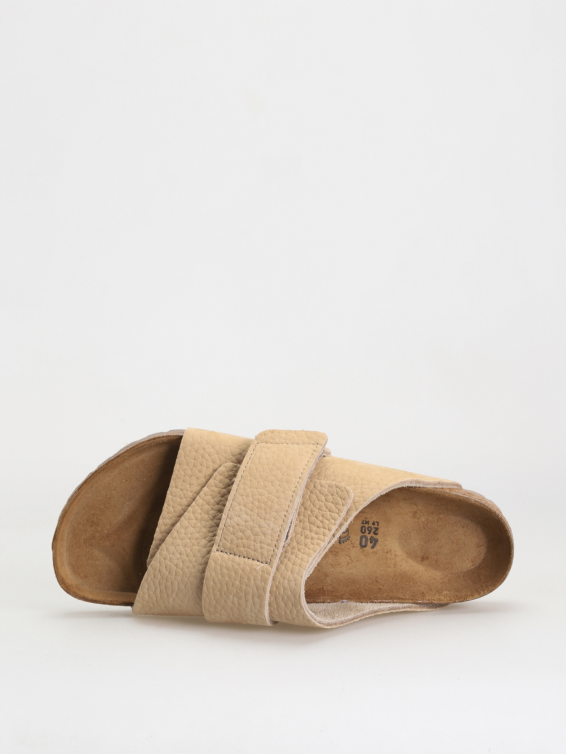 Birkenstock Kyoto Nubuck Leather Flip-flops (sandcastle)