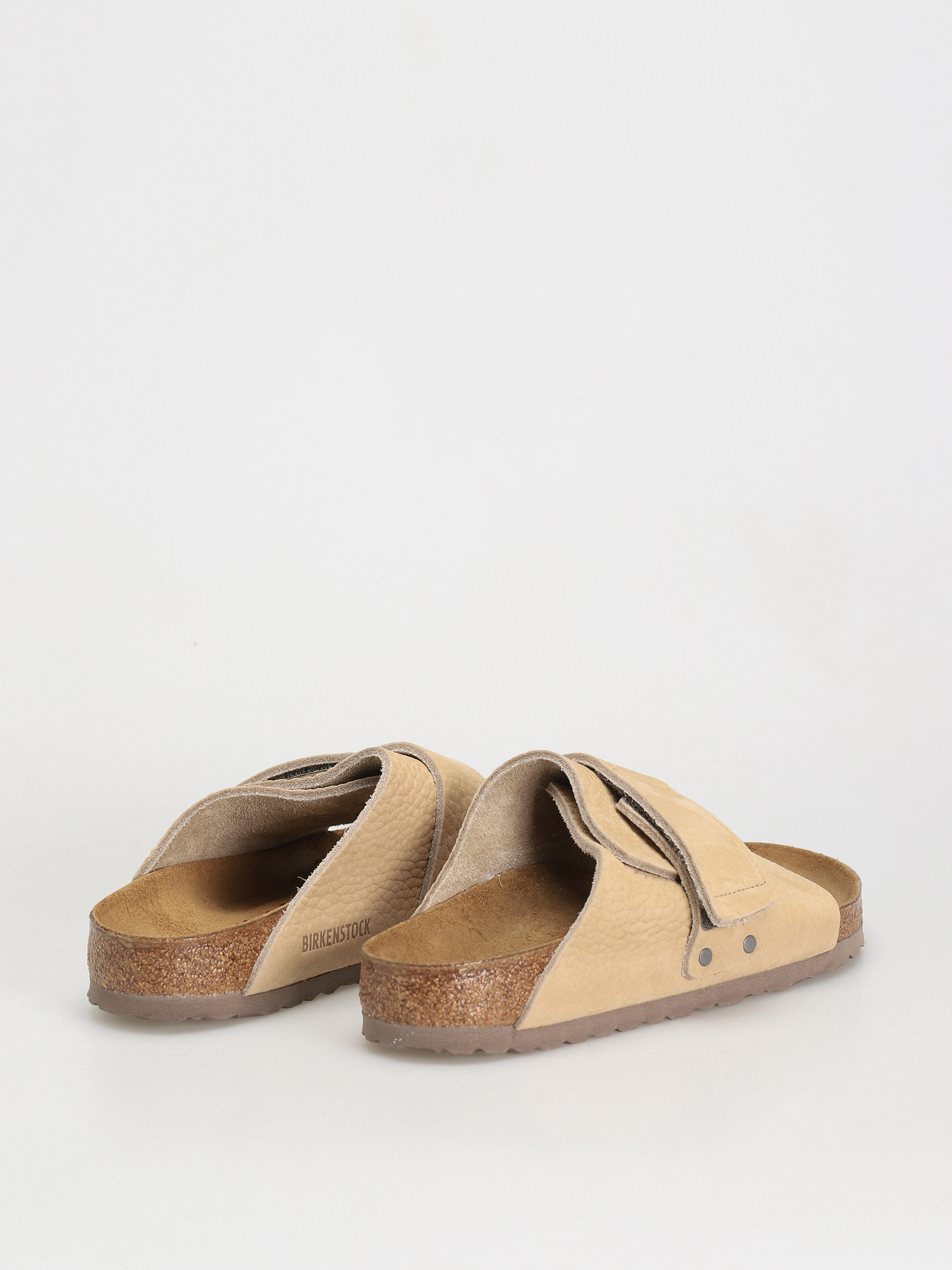 Birkenstock Kyoto Nubuck Leather Flip-flops (sandcastle)