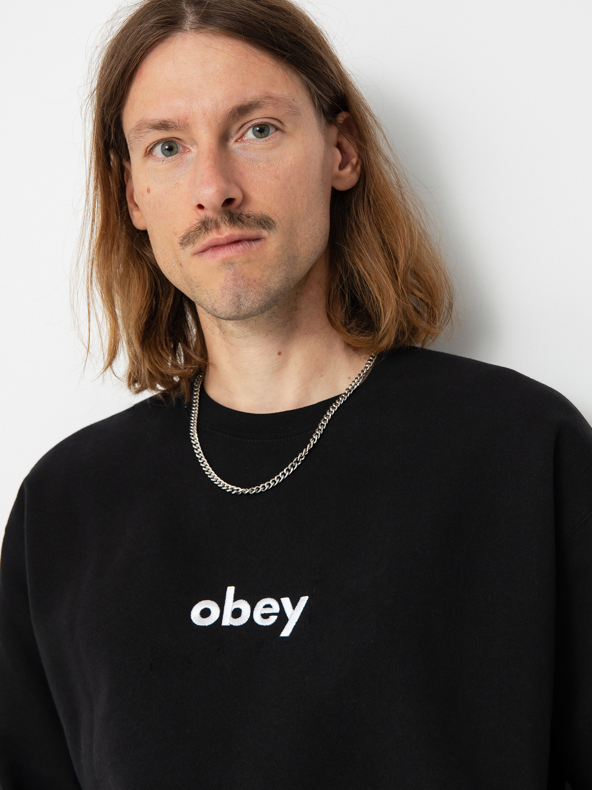 OBEY Lowercase Sweatshirt (black)