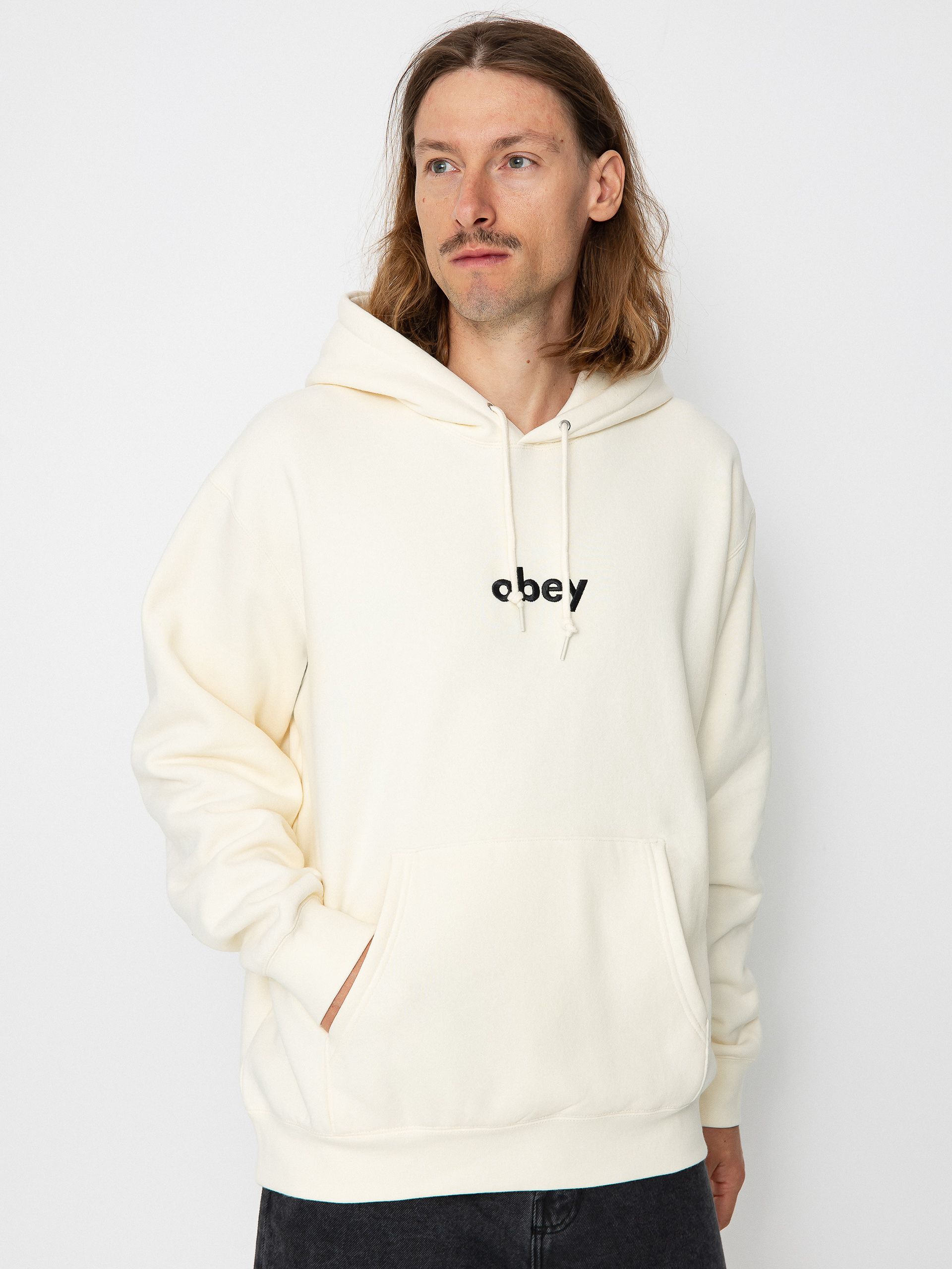 OBEY Lowercase HD Hoodie (unbleached)