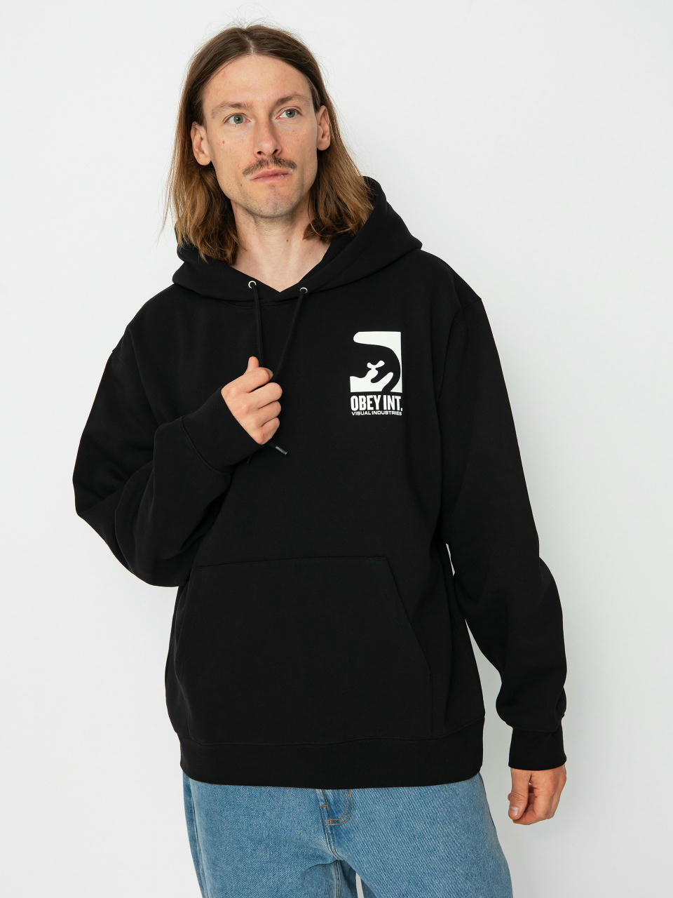 OBEY Int. Visual Industries HD Hoodie (black)