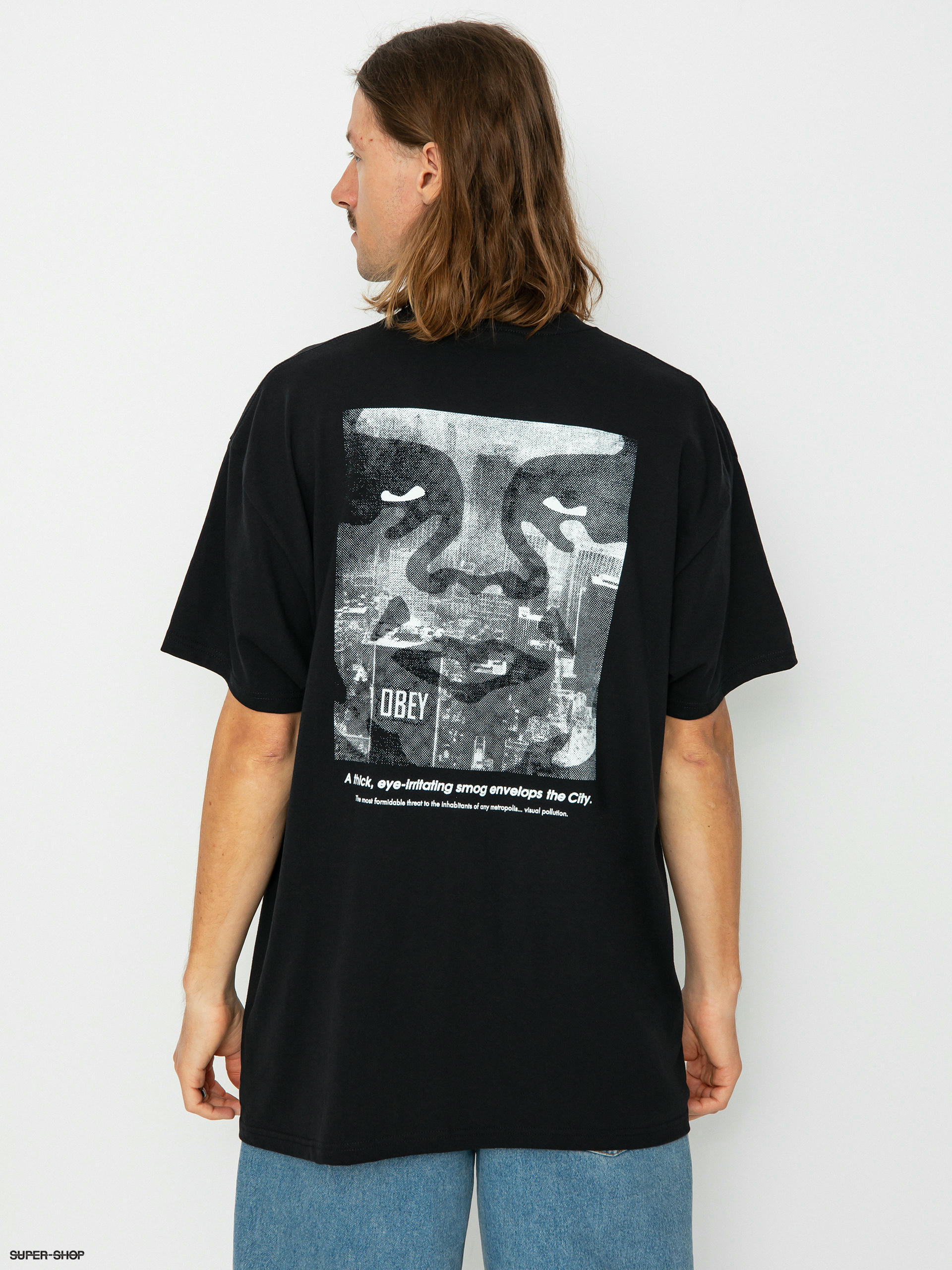 OBEY Nyc Smog T shirt black