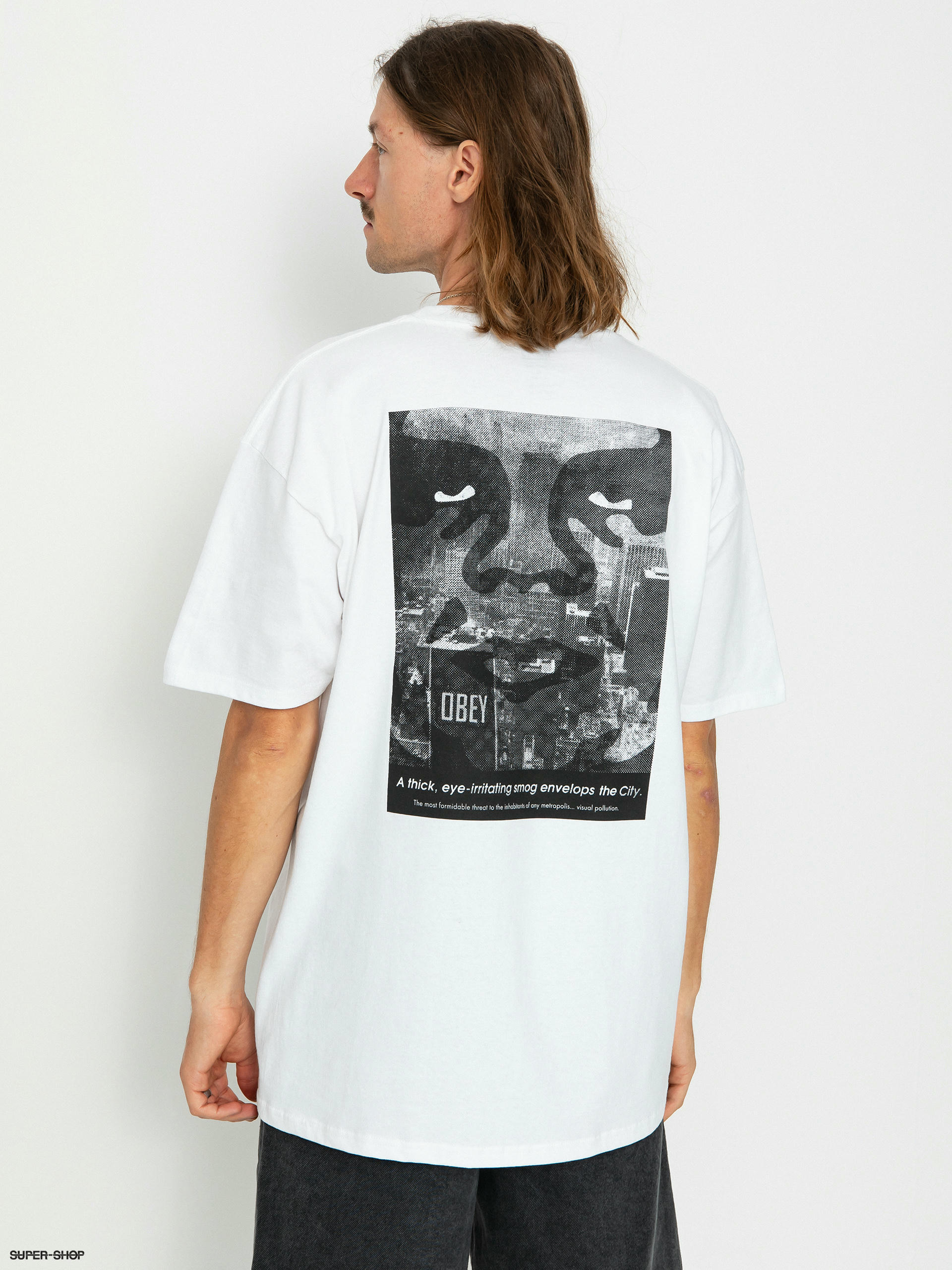 Obey t shirt on sale white