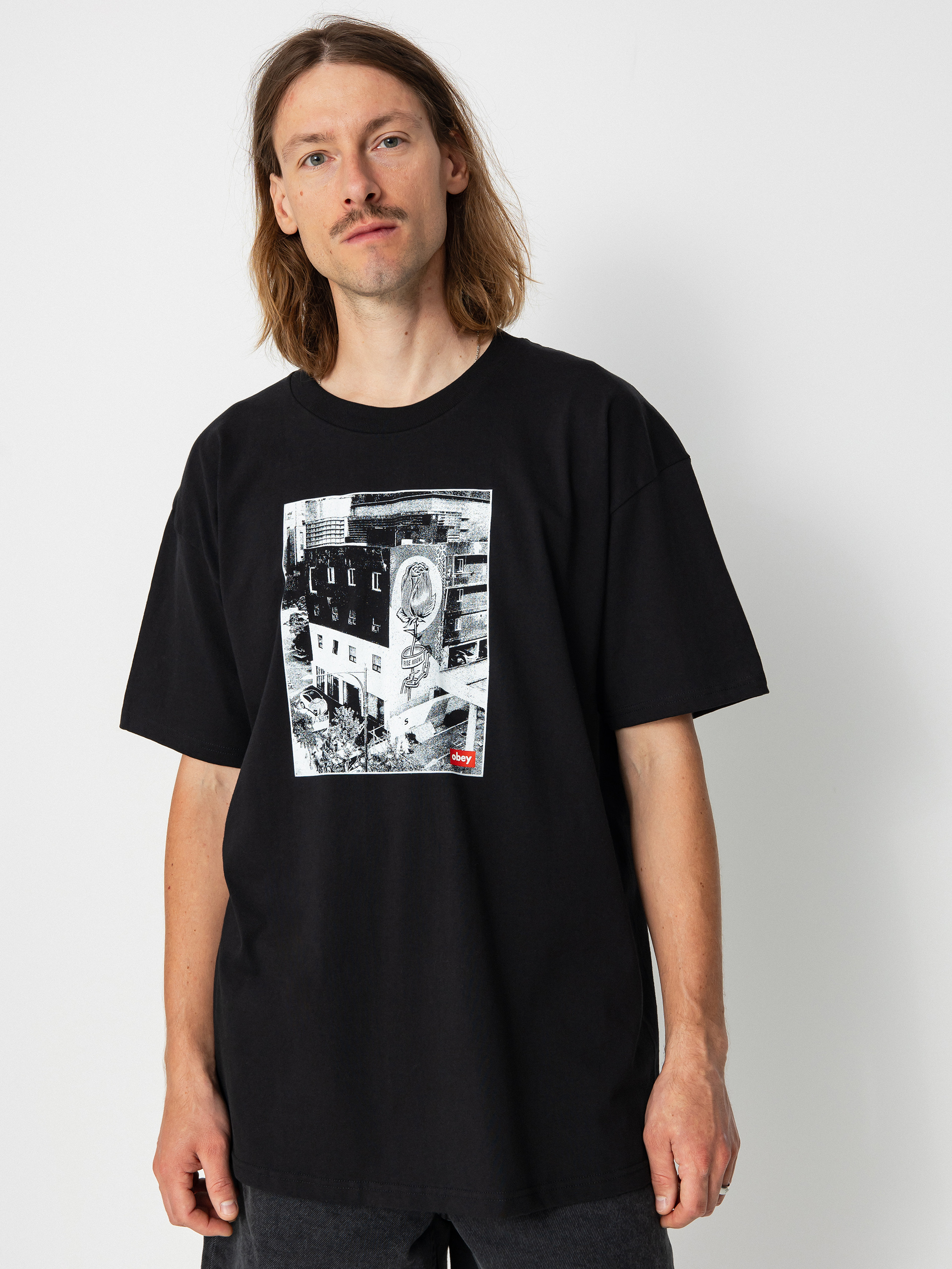 OBEY South Korea Photo T-shirt (black)