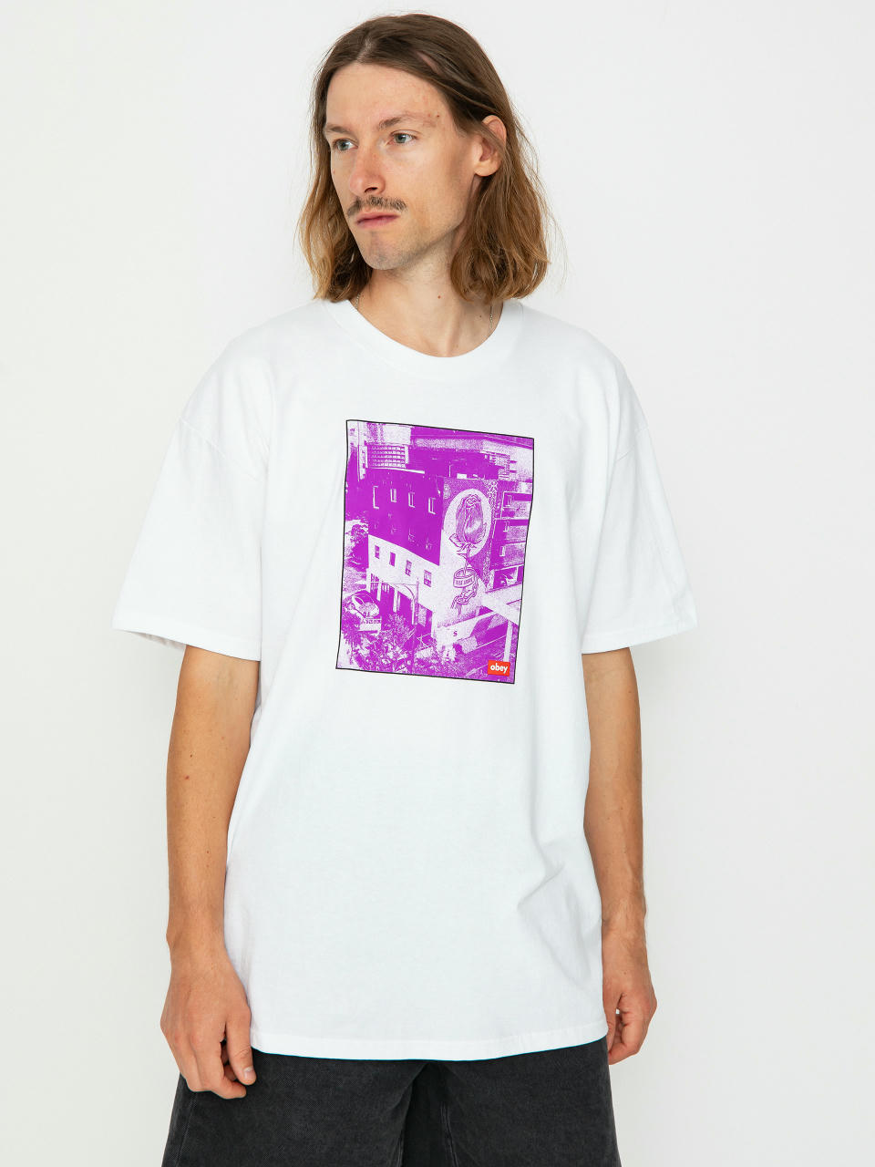 OBEY South Korea Photo T-shirt (white)