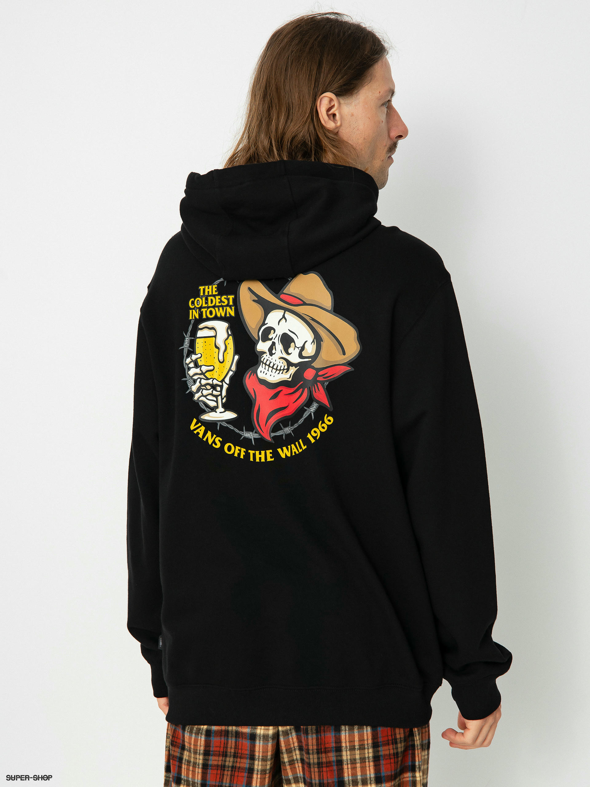 Black vans off the hotsell wall hoodie