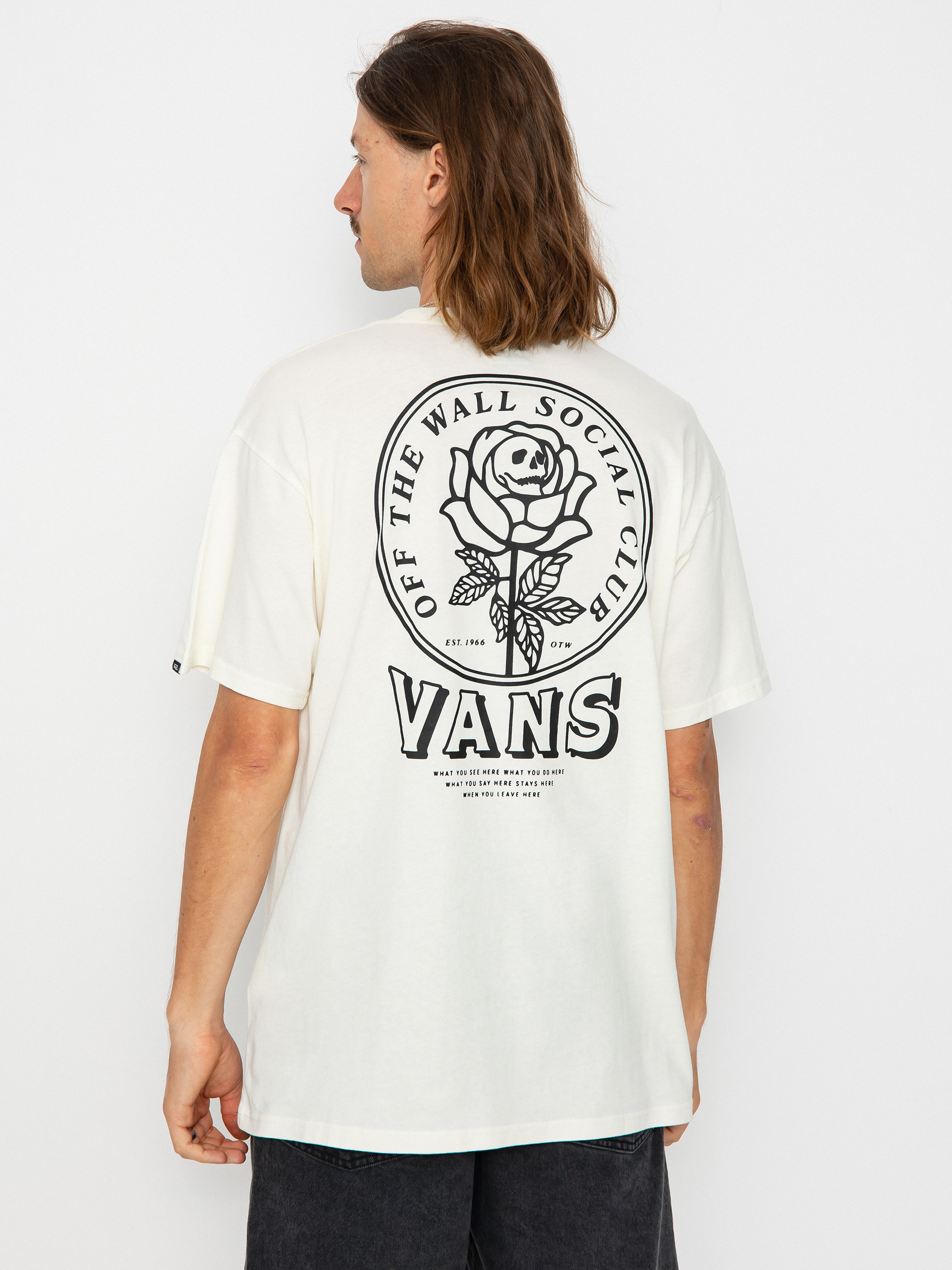 Vans Off The Wall Social Club T-shirt (marshmallow)