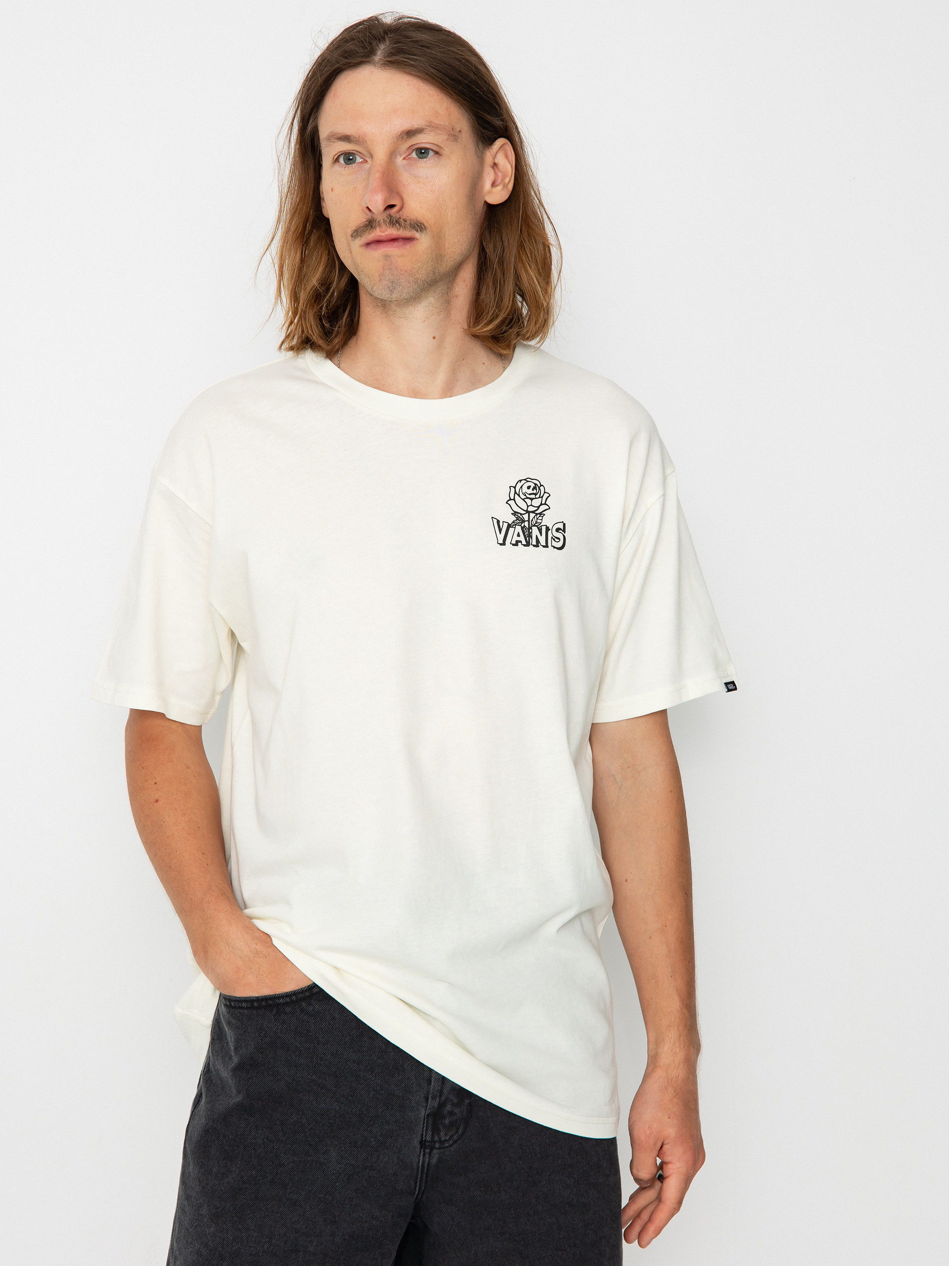 Vans Off The Wall Social Club T-shirt (marshmallow)