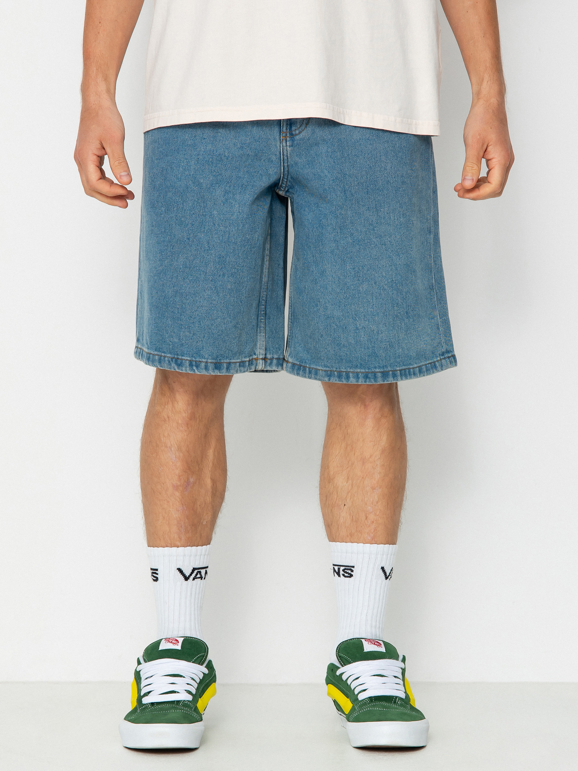 Vans Check 5 Baggy Denim Shorts (stonewash/blue)