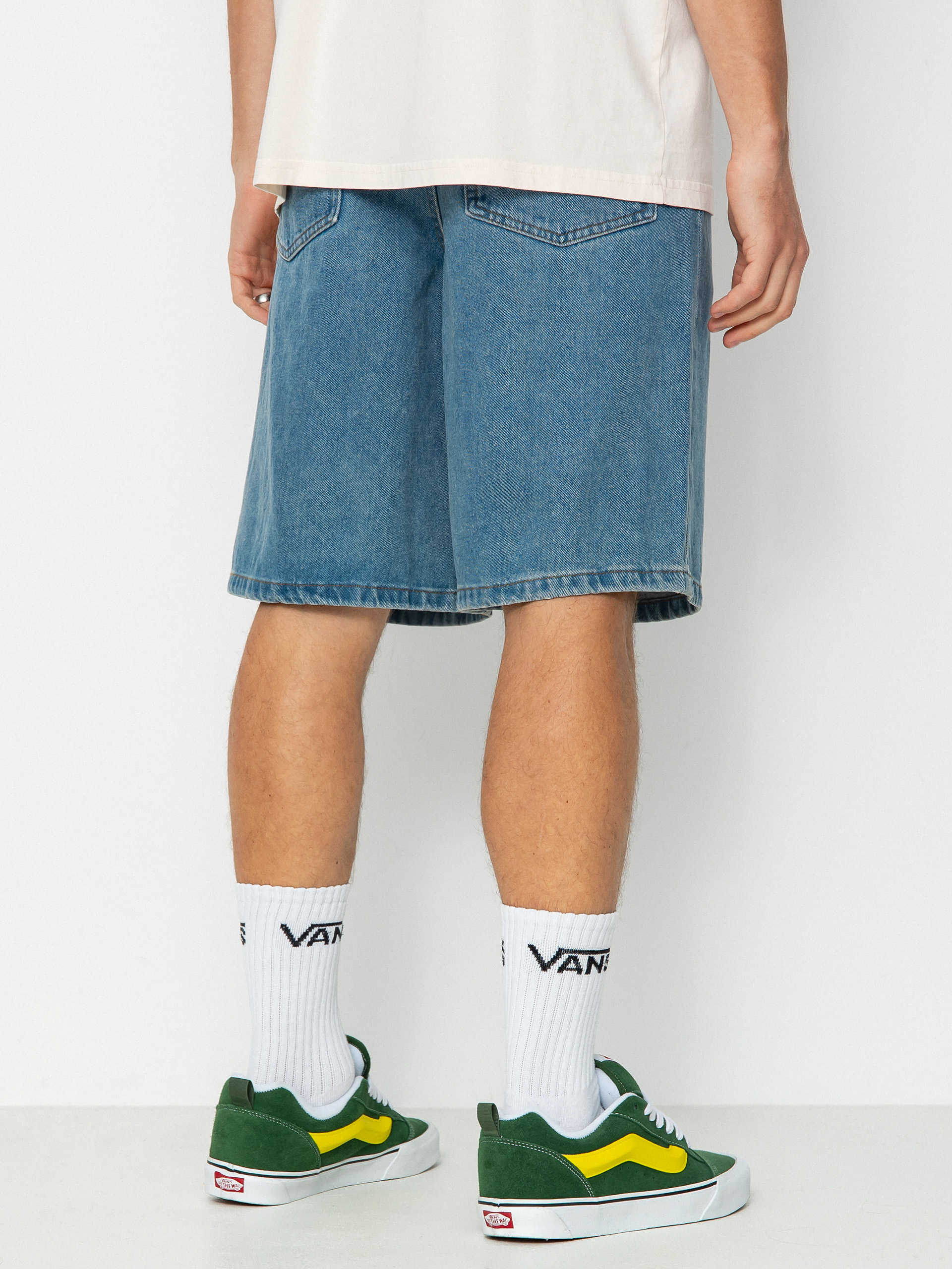 Vans Check 5 Baggy Denim Shorts (stonewash/blue)